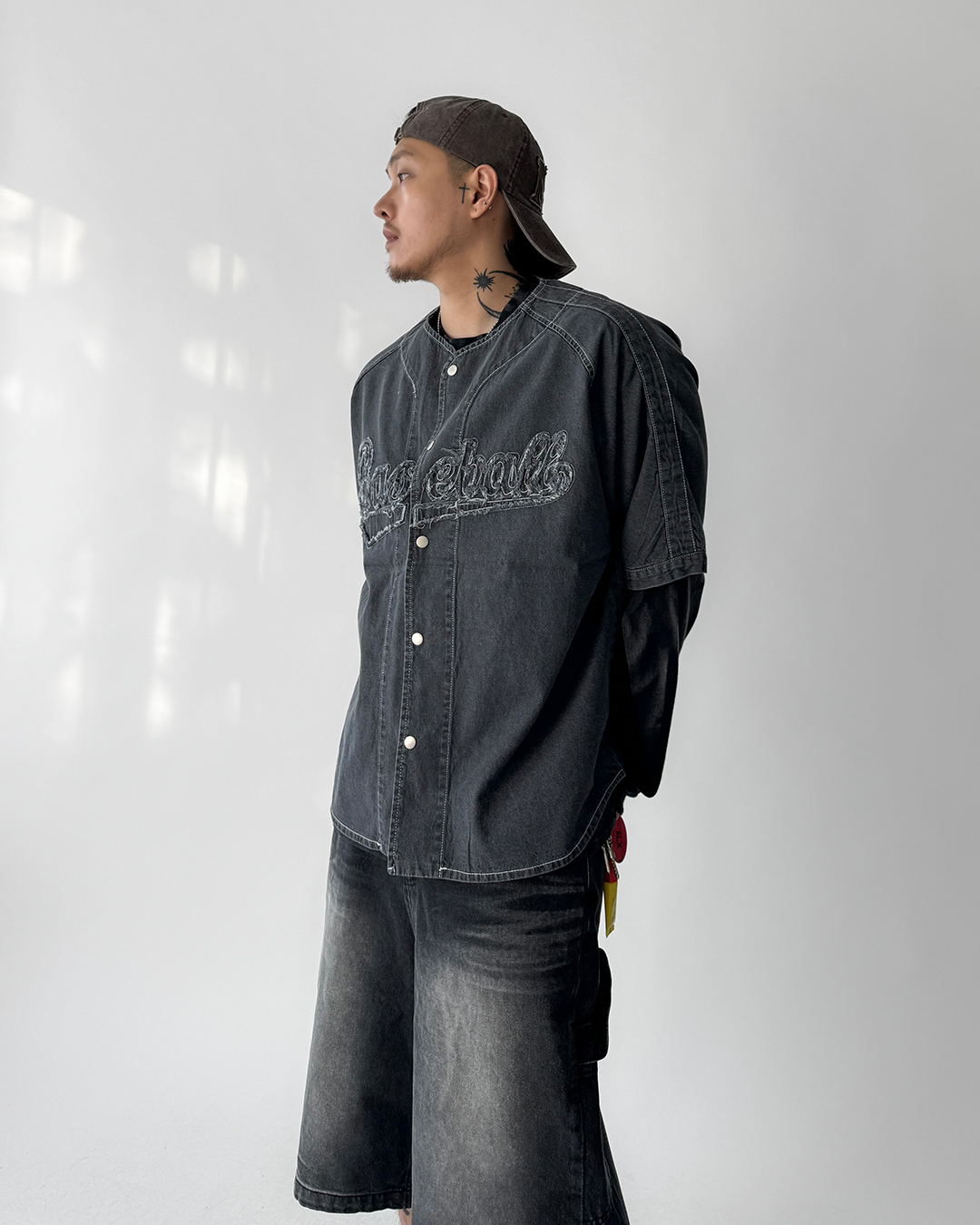 코트 모델 착용 이미지-S1L44