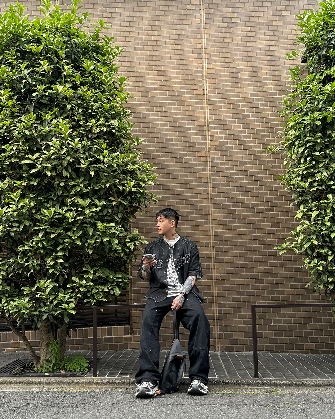 코트 모델 착용 이미지-S1L12