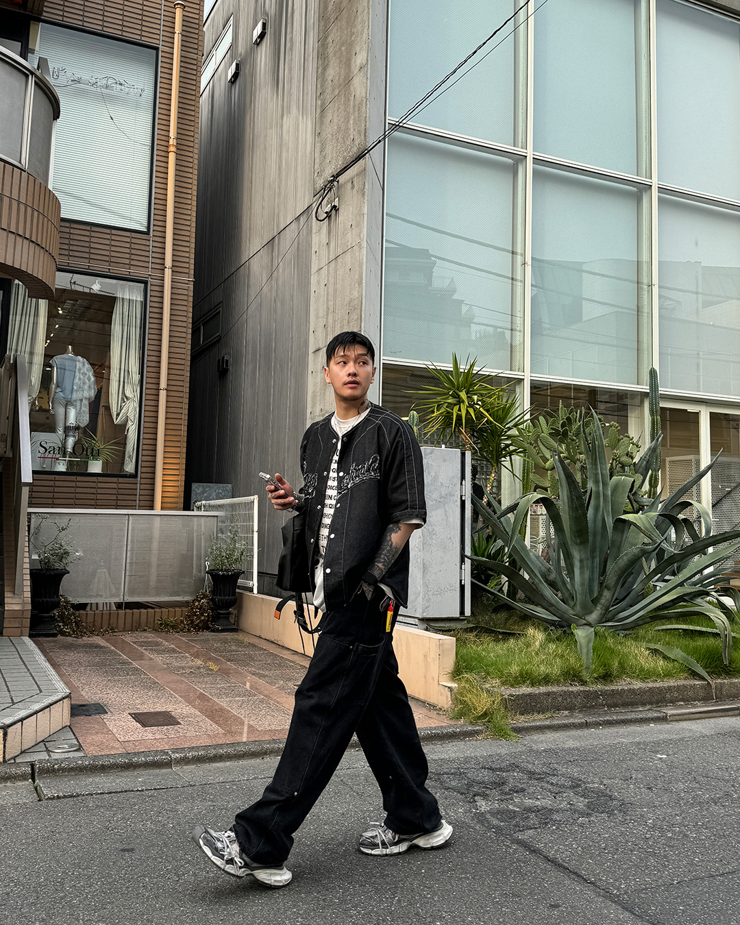 코트 모델 착용 이미지-S1L14