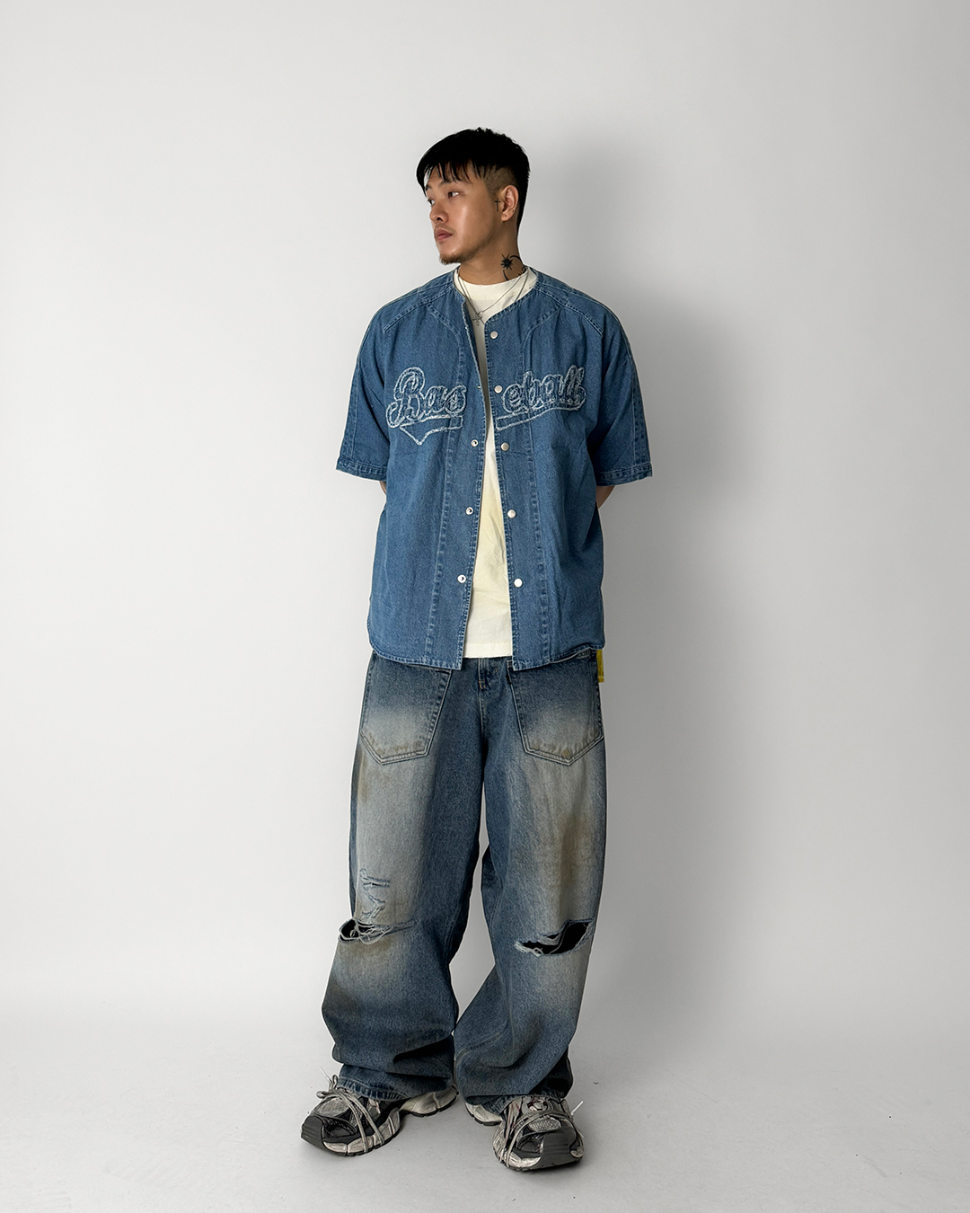 코트 모델 착용 이미지-S1L78