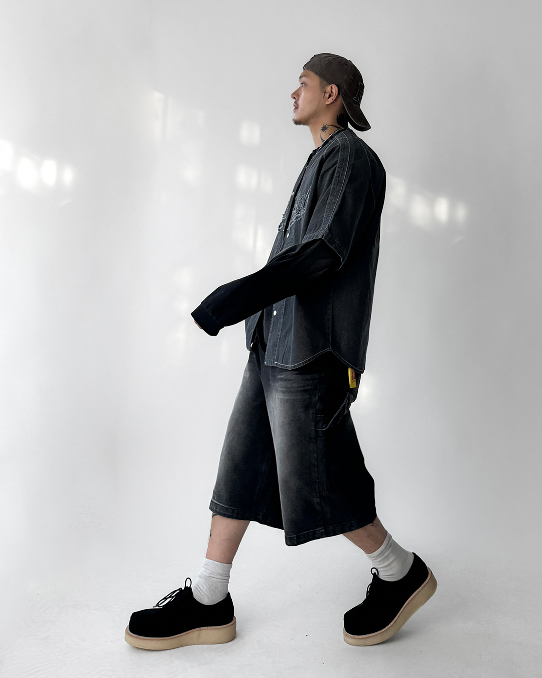 코트 모델 착용 이미지-S1L50