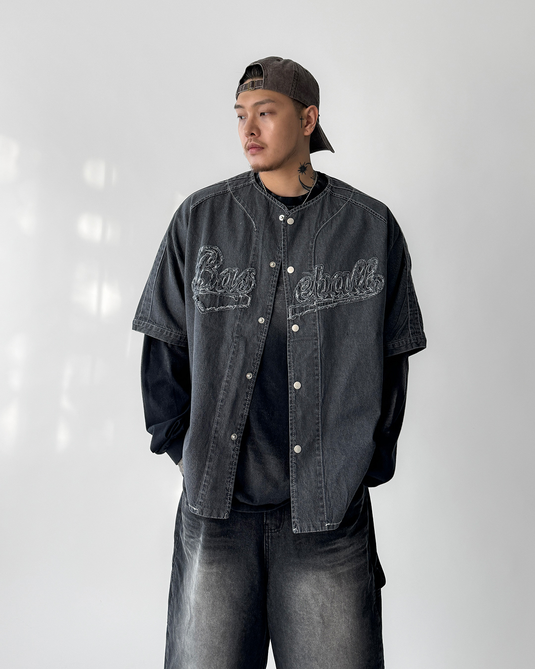 코트 모델 착용 이미지-S1L47