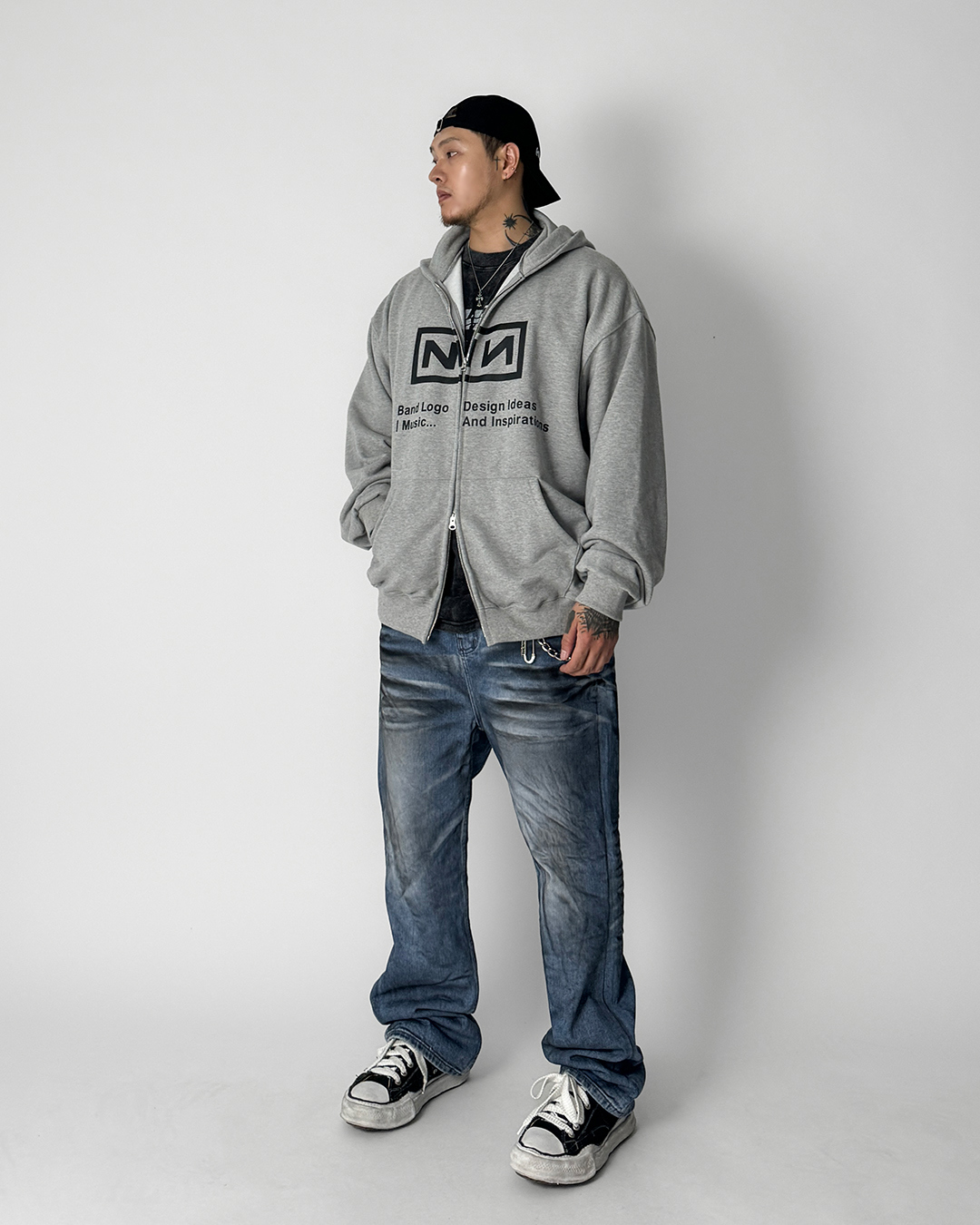 바지 모델 착용 이미지-S1L22