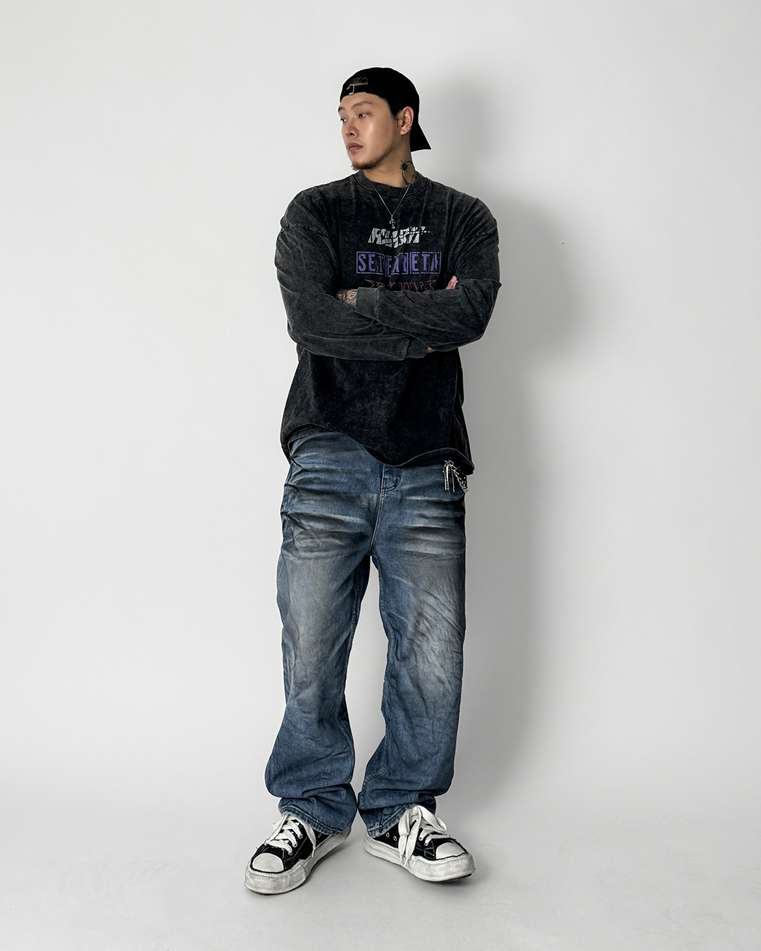 바지 모델 착용 이미지-S1L18