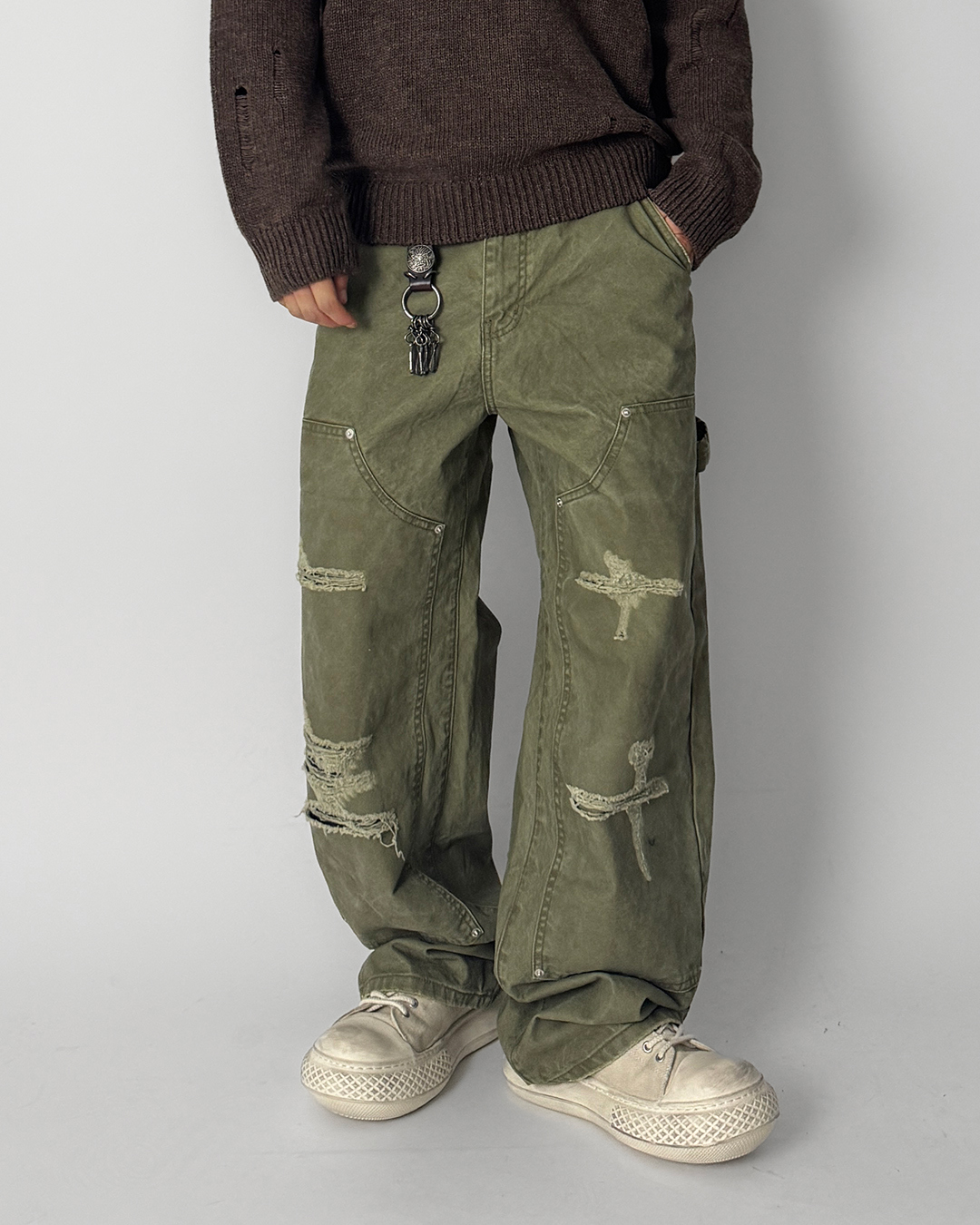 바지 모델 착용 이미지-S1L22