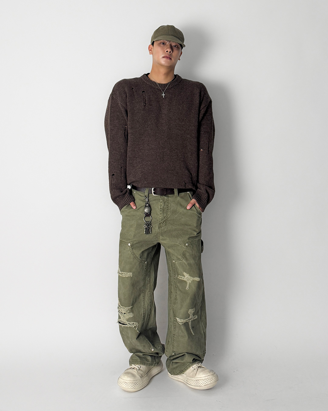 바지 모델 착용 이미지-S1L16