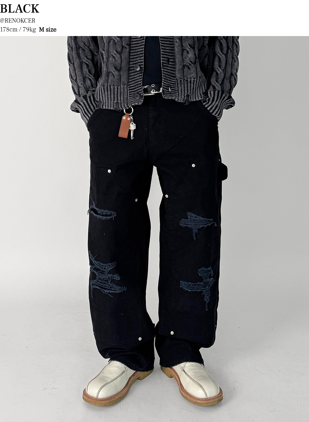 바지 모델 착용 이미지-S1L27