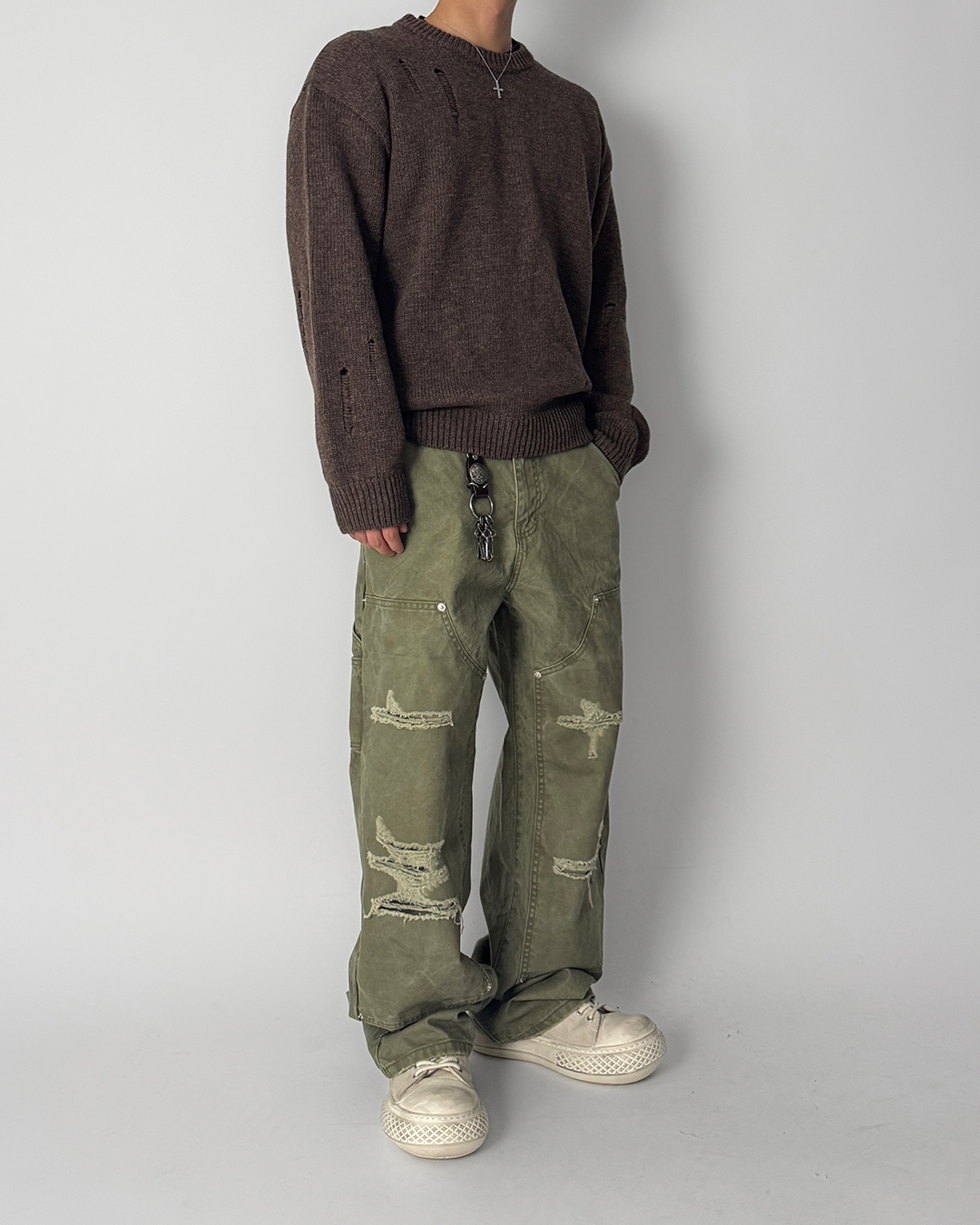 바지 모델 착용 이미지-S1L20