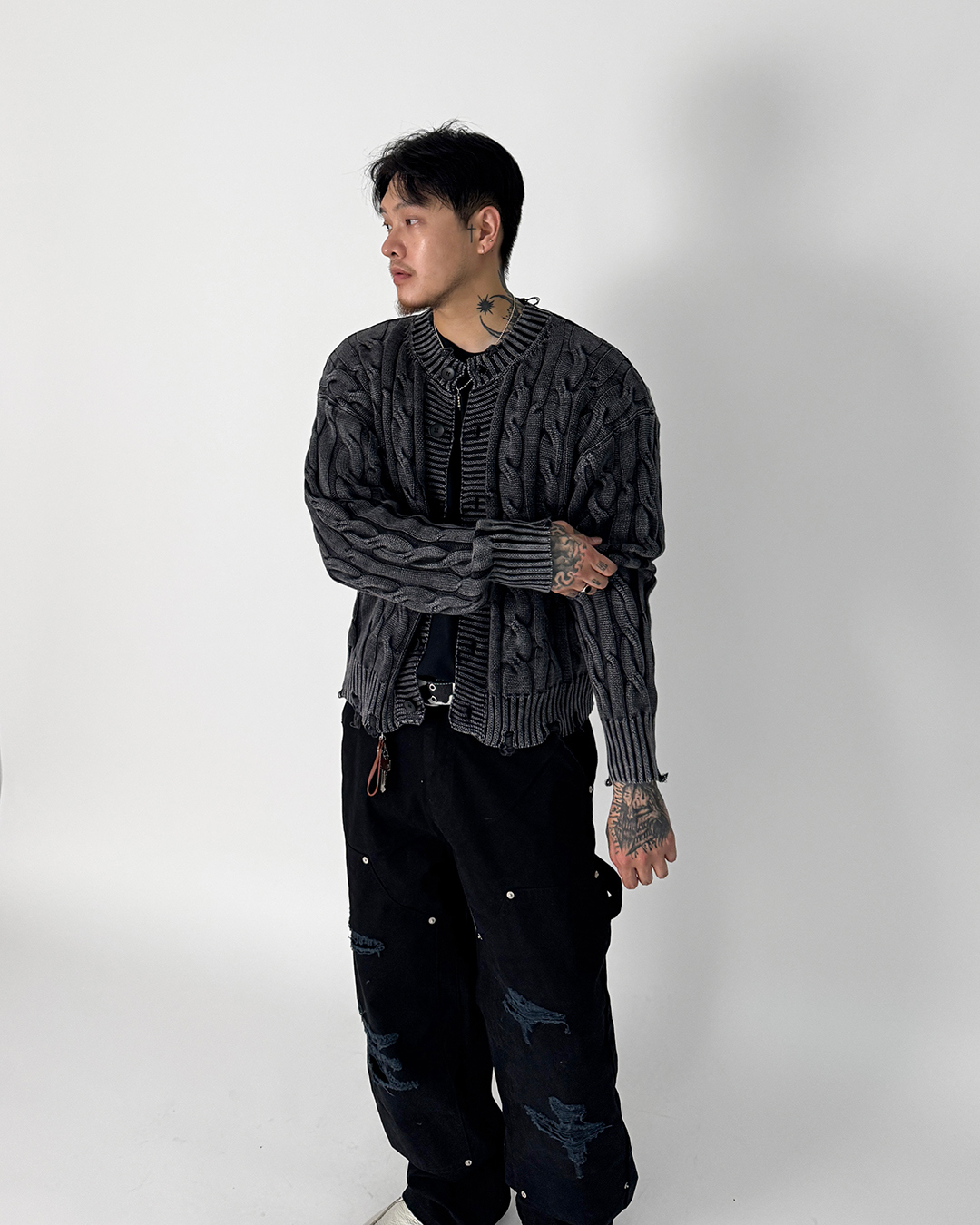 바지 모델 착용 이미지-S1L31