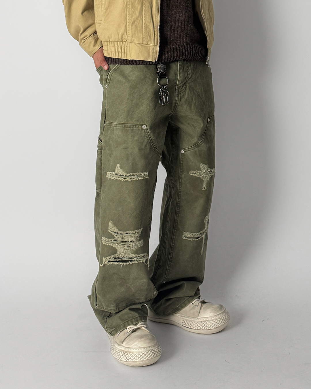 바지 모델 착용 이미지-S1L7