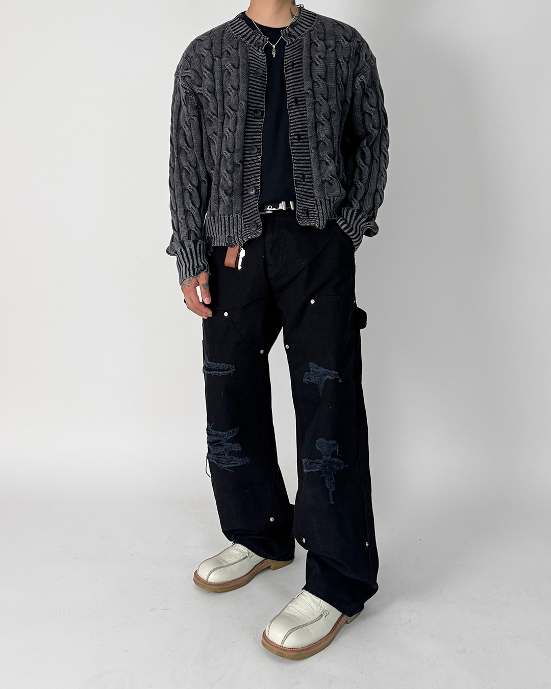 바지 모델 착용 이미지-S1L30