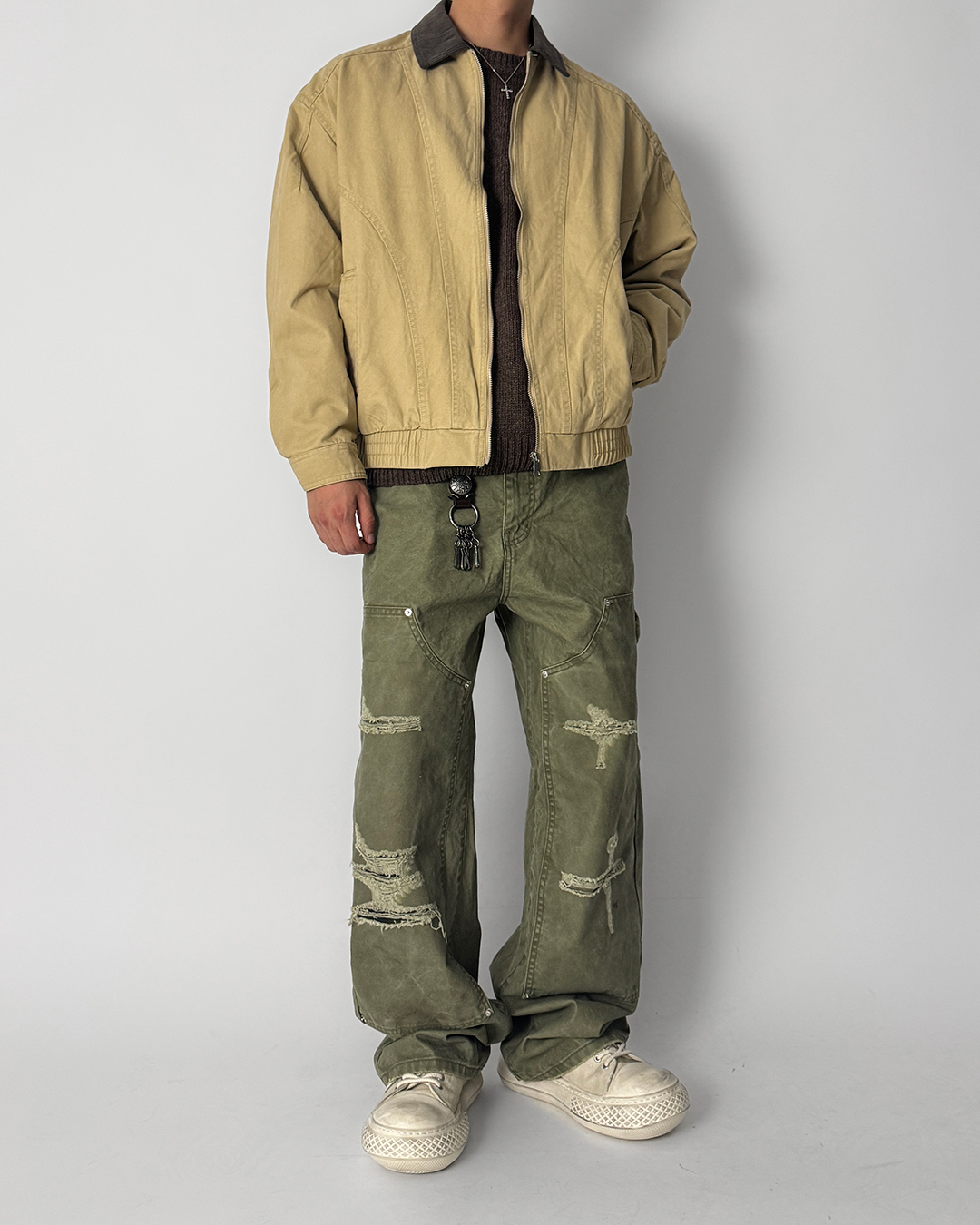 바지 모델 착용 이미지-S1L13