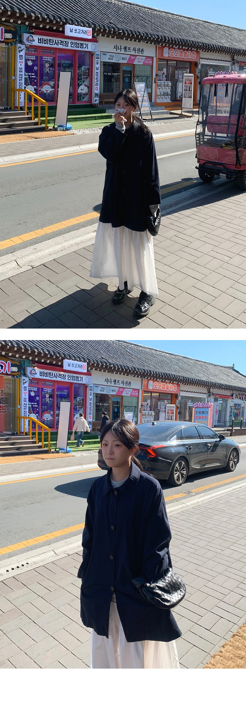 노드 하프 트렌치 코트 상세 이미지 32