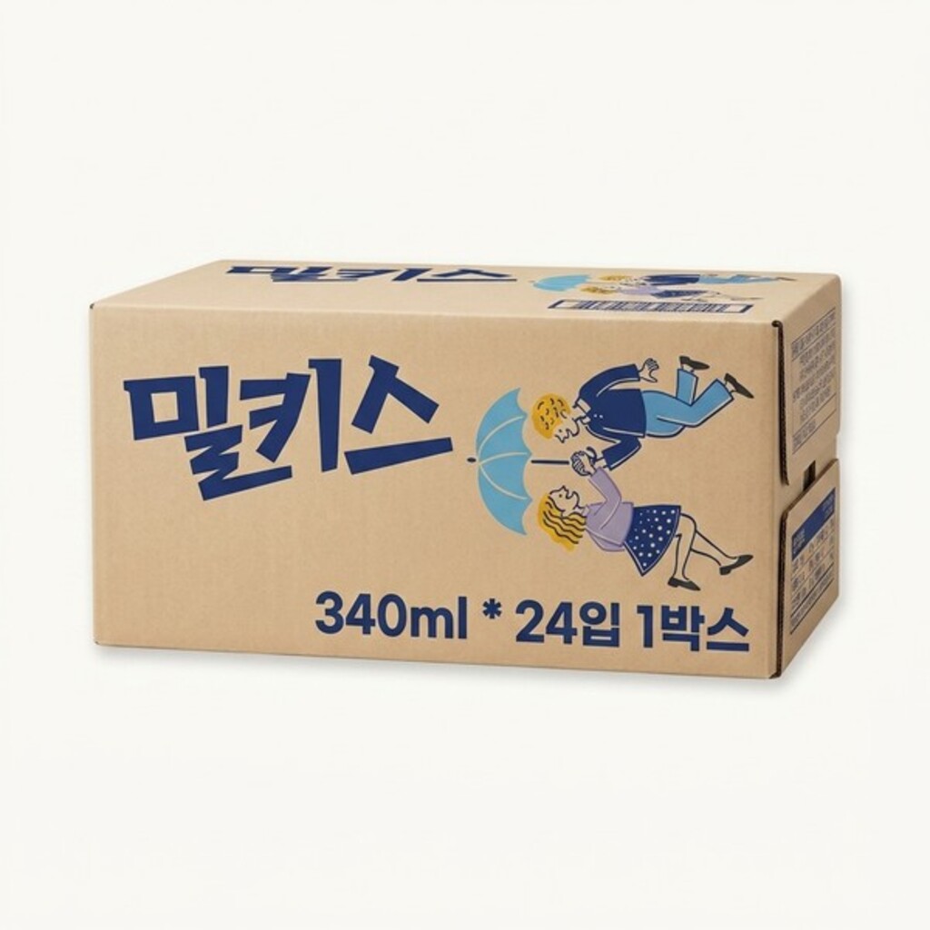 밀키스 340ml * 24입 1박스