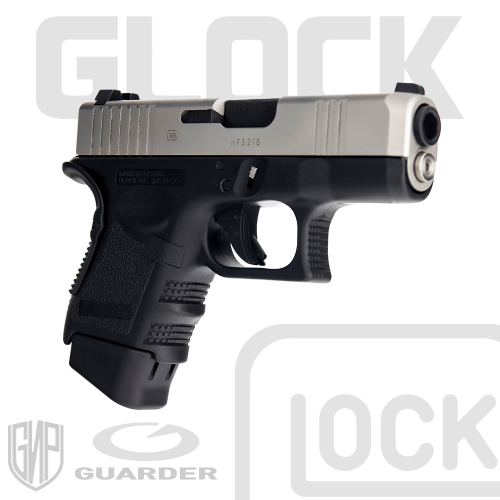 가더 글록26 스테인리스 슬라이드 커스텀 Glock26 은장 실버 핸드건