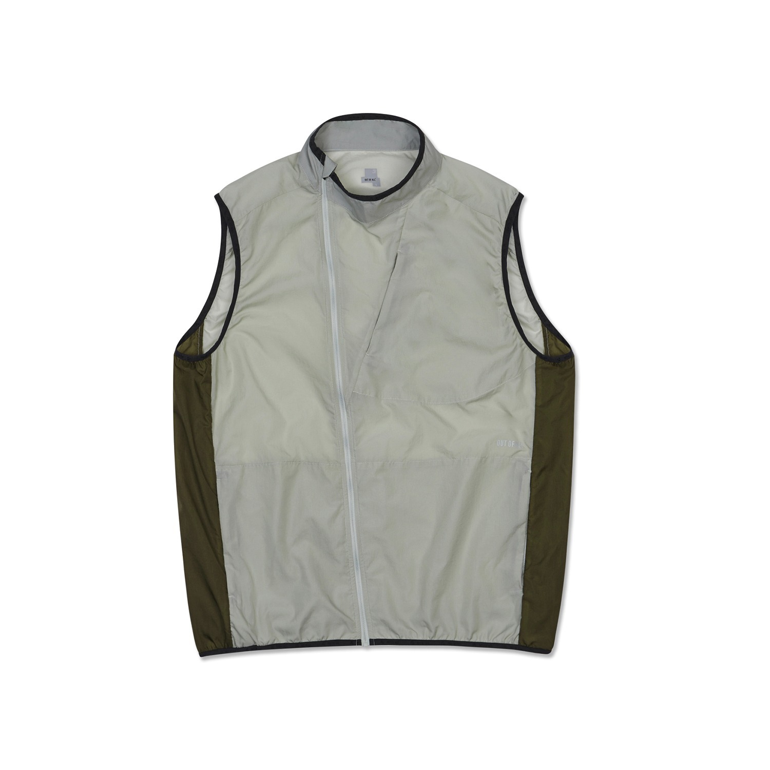 OUT OF ALL LIMONTA PACKABLE WINDSHELL VEST-ZEPHYR BLUE[아웃오브올 리몬타 패커블 윈드쉘 베스트-제퍼 블루]