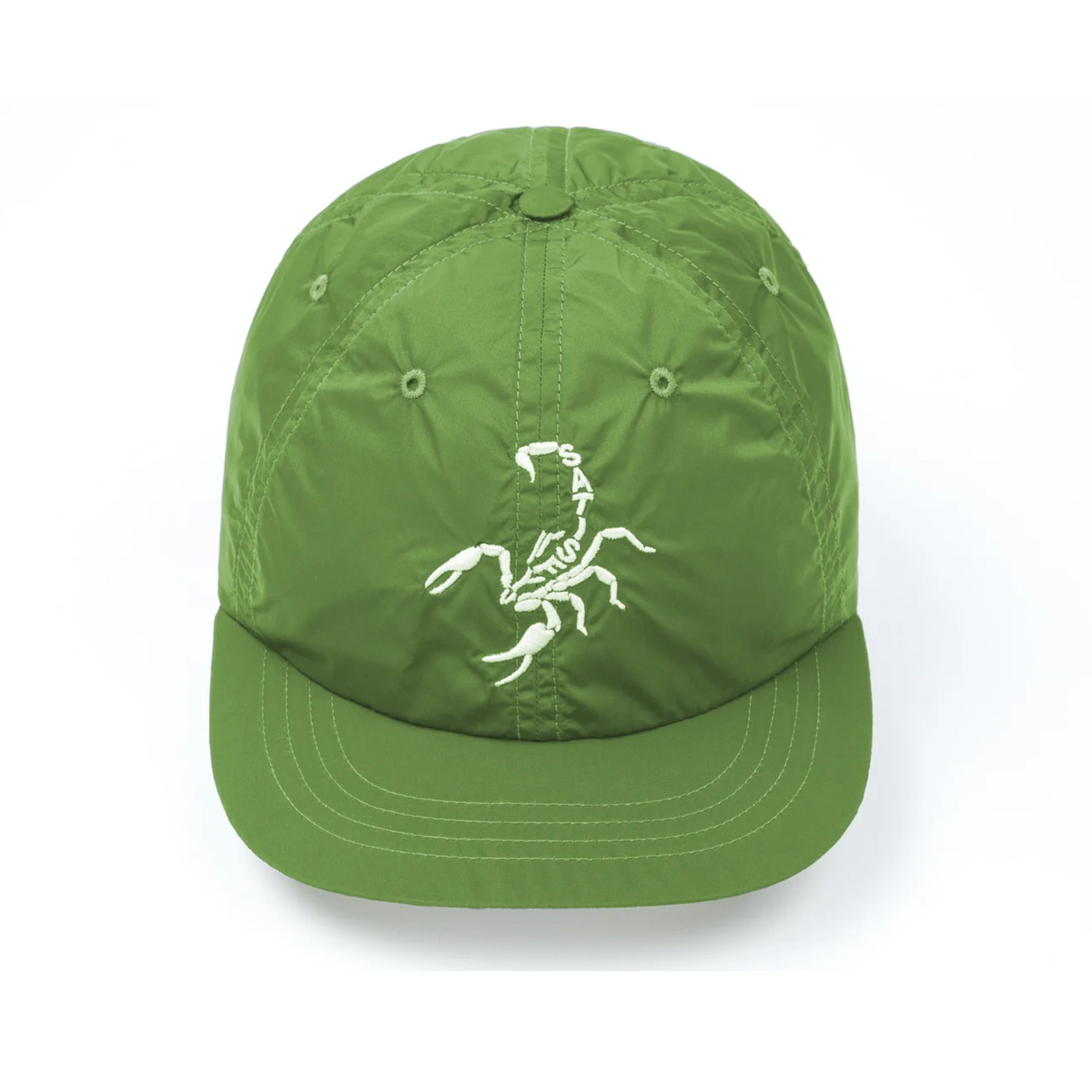 SATISFY SHIELD AIR ランニングキャップ ライムグリーン SATISFY Running FLITESILK™ナイロン キャップ グリーン