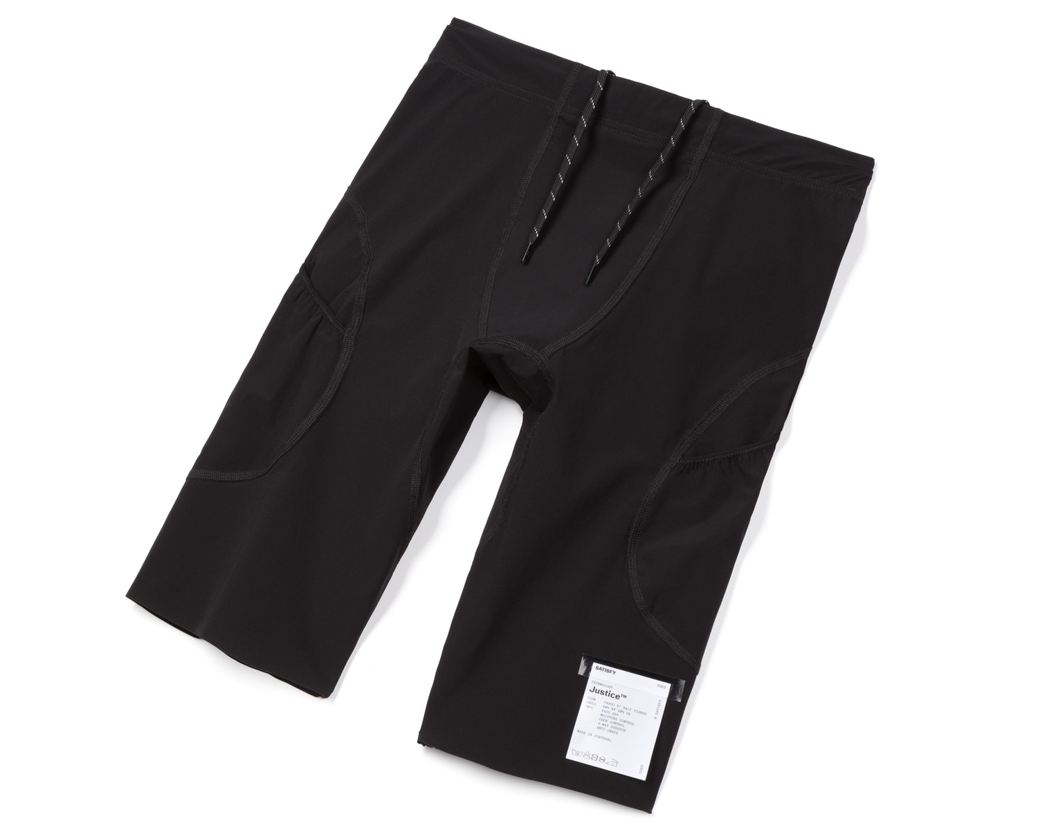 SATISFY JUSTICE™ CARGO 9 INCH HALF TIGHTS-BLACK [새티스파이