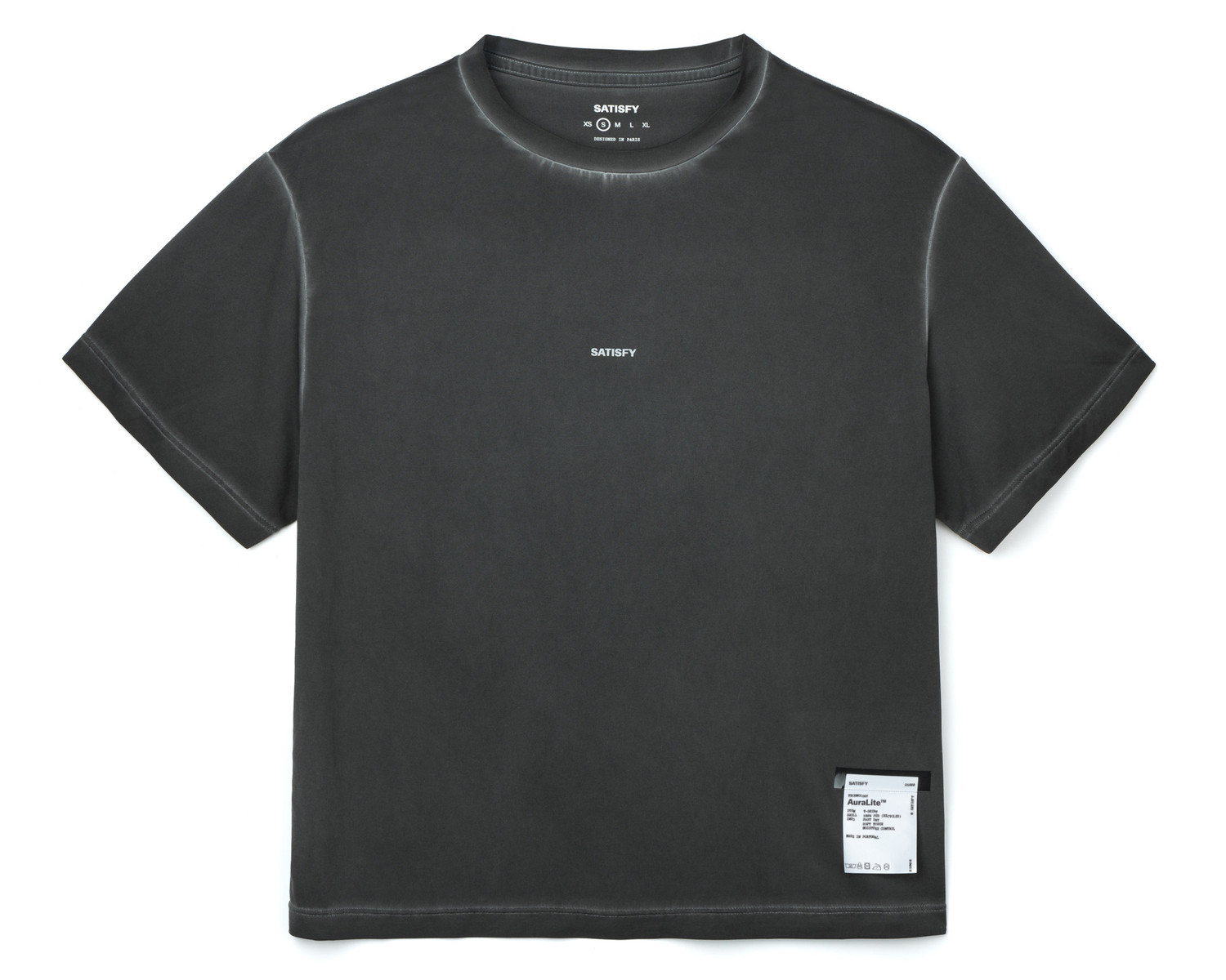 SATISFY Women's AuraLite™ T‑Shirt Pigment Black [새티스파이 우먼즈