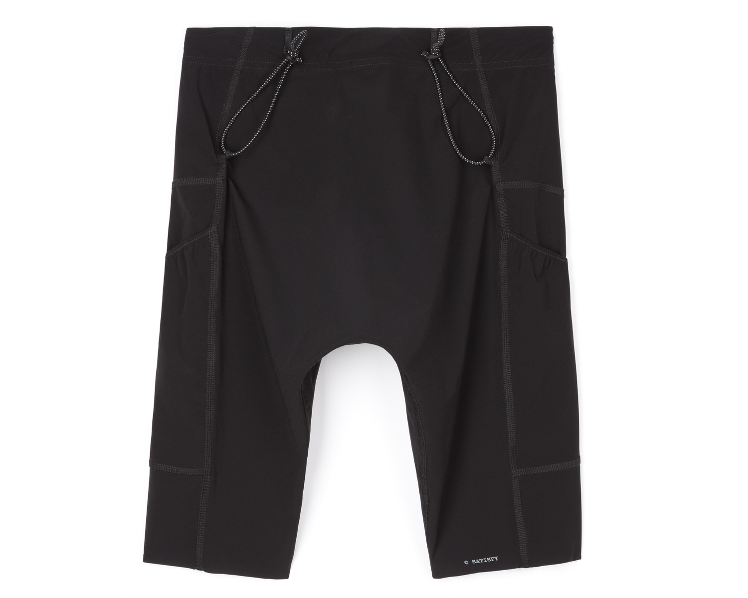 SATISFY JUSTICE™ CARGO 9 INCH HALF TIGHTS-BLACK [새티스파이