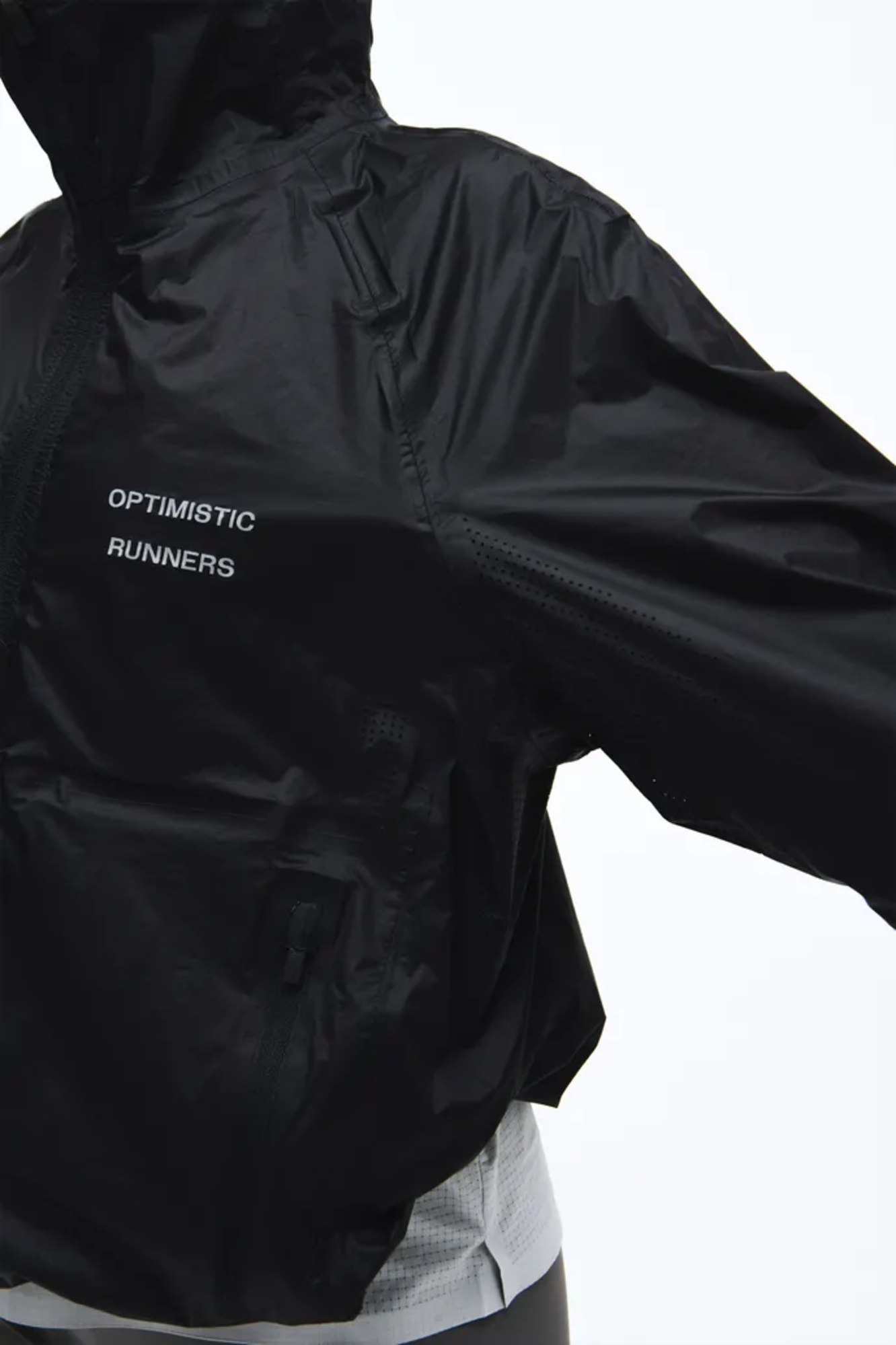 Optimistic Runners Performance packable jacket black [옵티미스틱