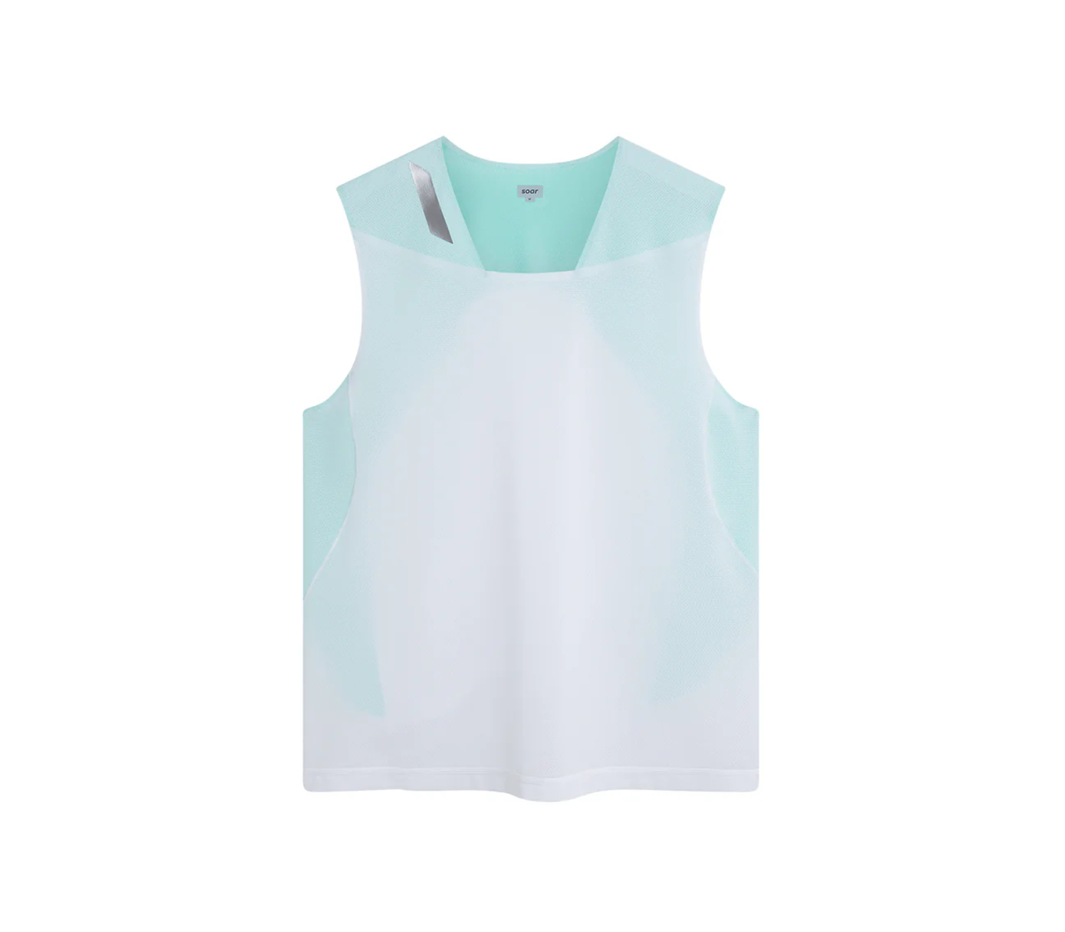 SOAR Running ソアー シングレット S 美品 SOAR Running WOMEN'S SINGLET-WHITE/BEVELLED GREEN [소어 러닝
