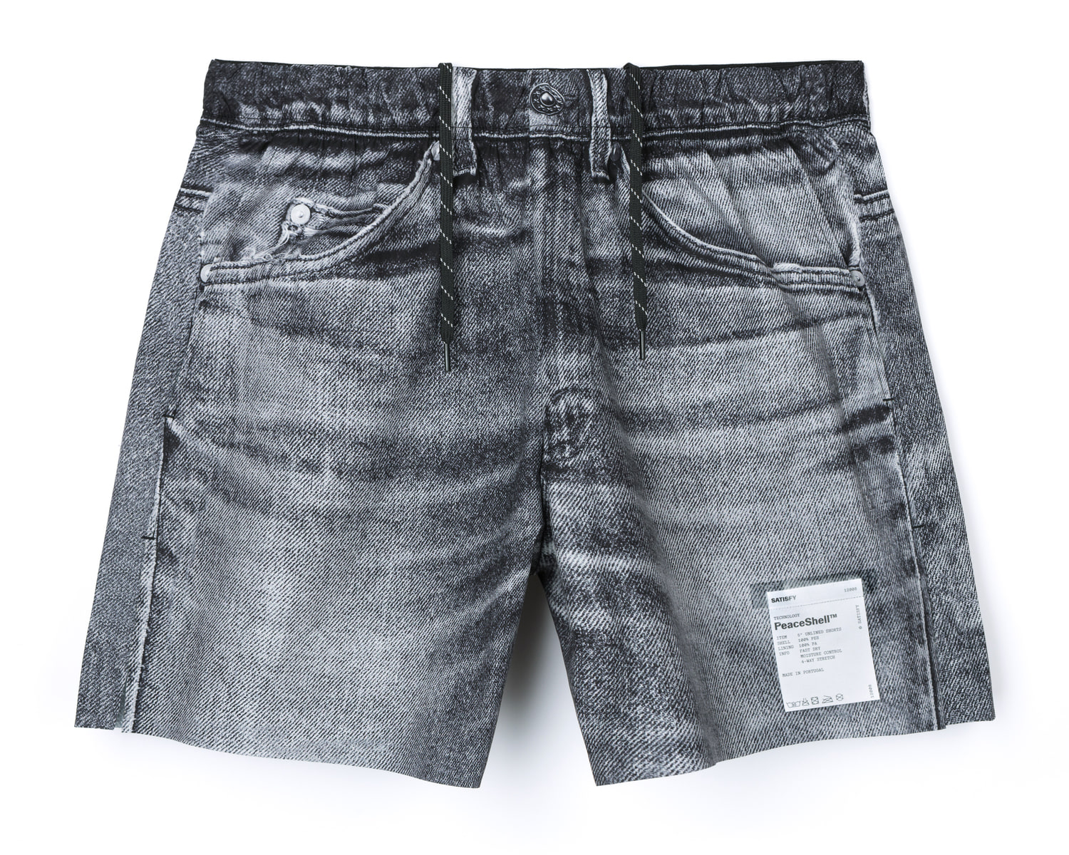 SATISFY PeaceShell™ 5 Unlined Shorts-Black Denim [새티스파이 피스