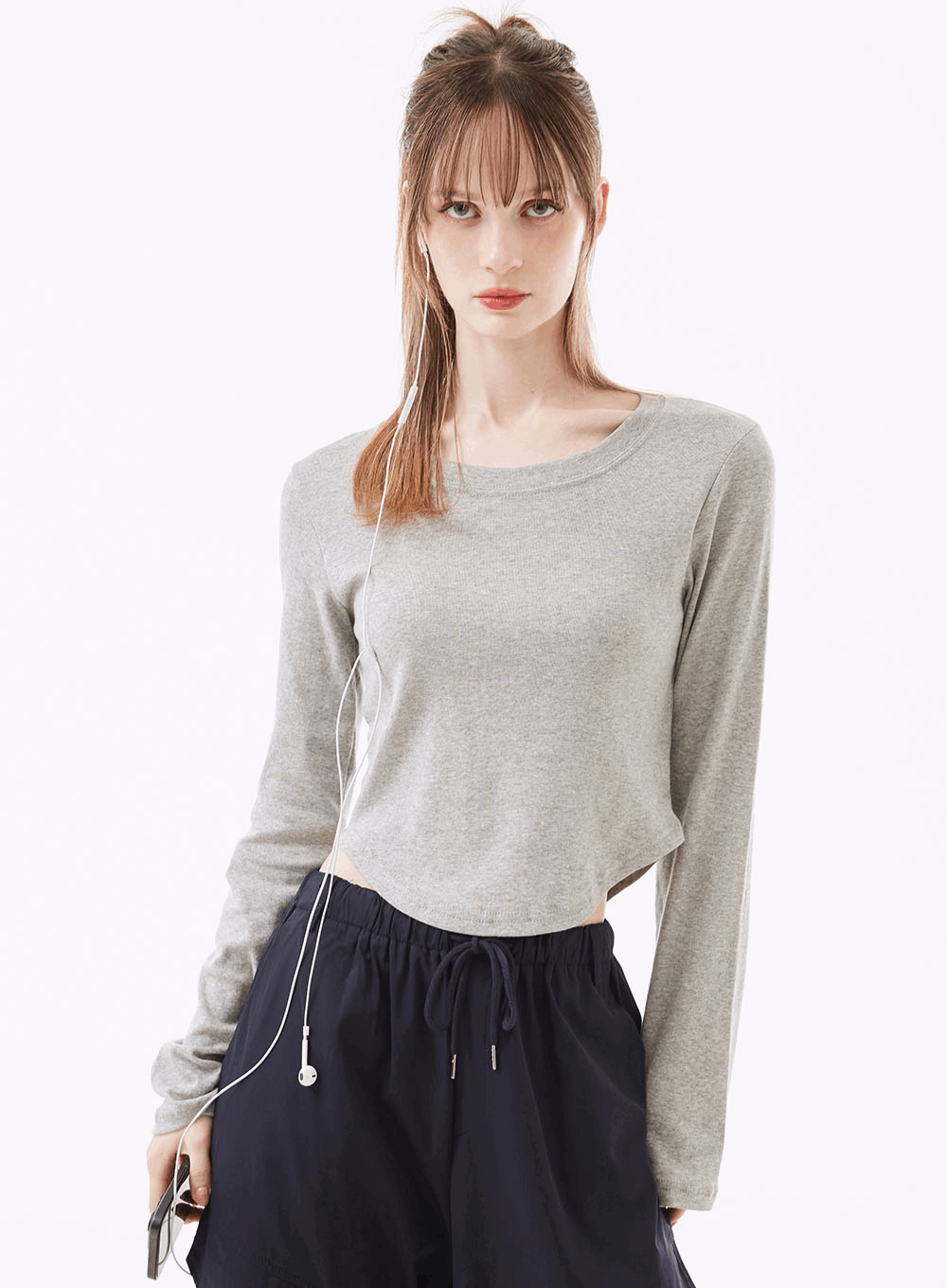 벨모아 슬림 긴팔티