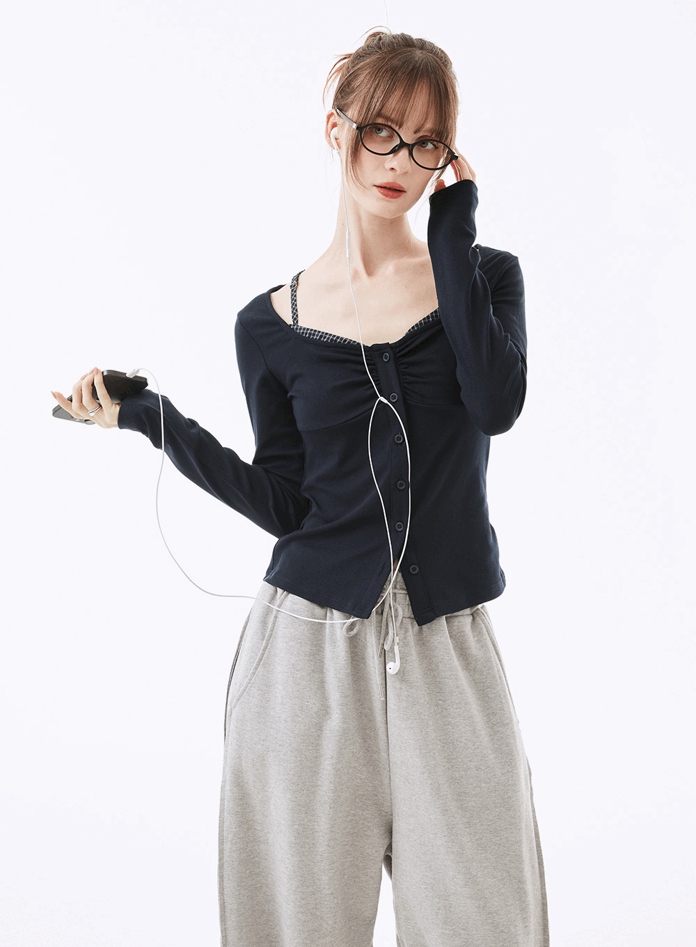 리궤드 나시 레이어드 긴팔티