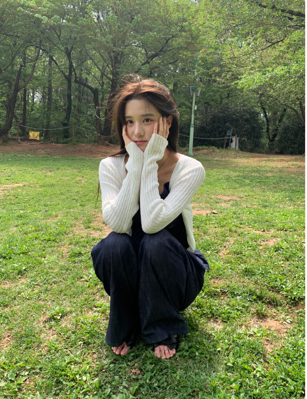 [폭주/1000장돌파]릴리 여름니트가디건 살안타 그물니트 얇은 여리핏 브이넥가디건 휴양지가디건 상세 이미지 27