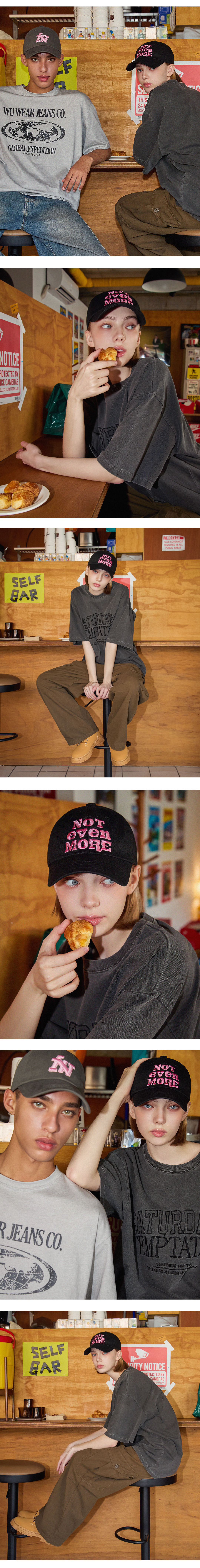 BALL CAP - 6 COLORS BLACK