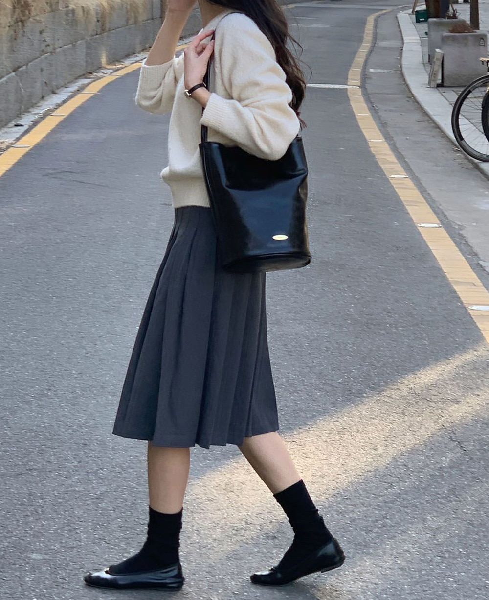 투아모 Love shoulder bag 러브 숄더백 / 블랙 [파우치세트]