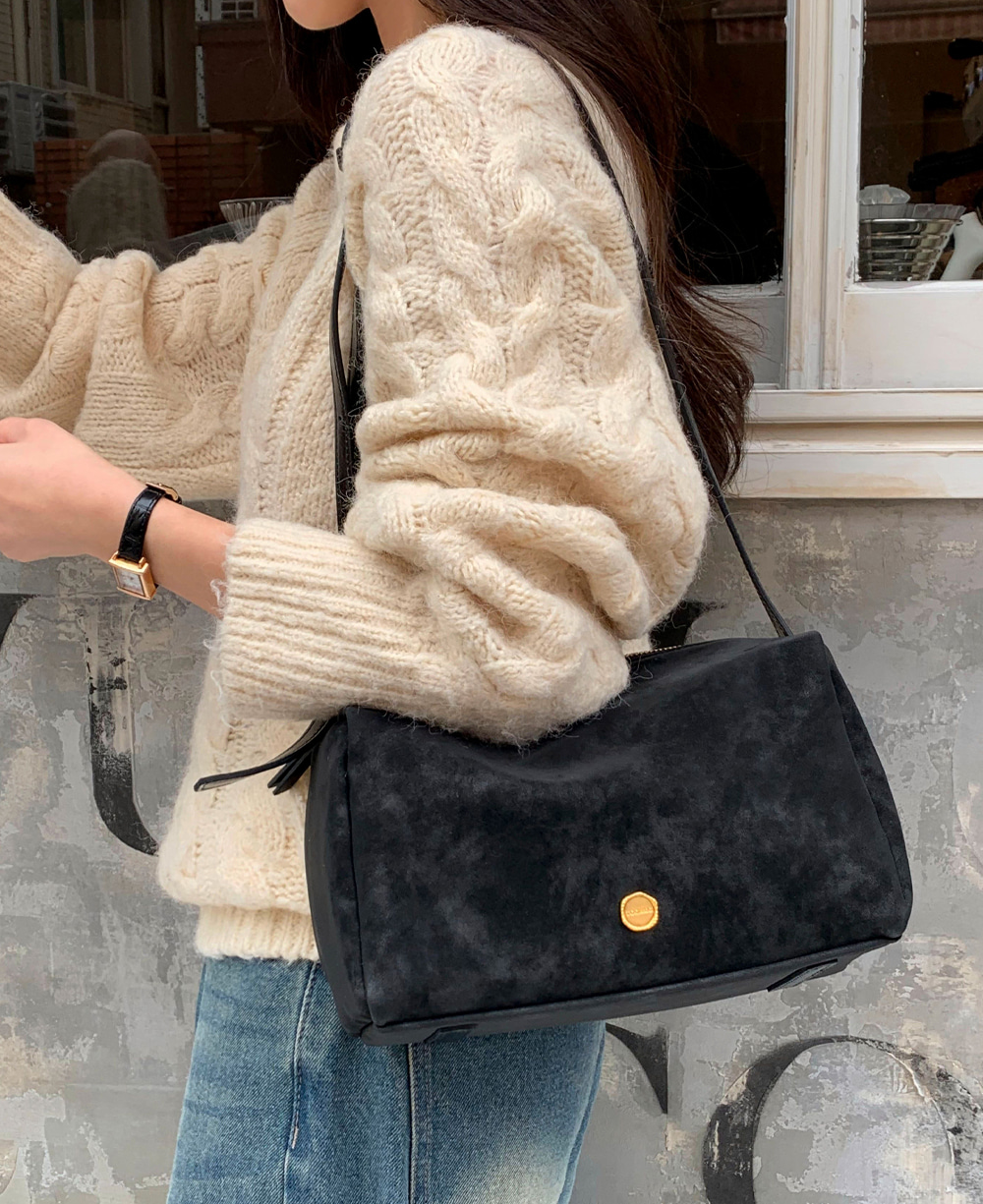 투아모 Bella Nubuck Box bag 벨라 누벅 박스백 / 블랙