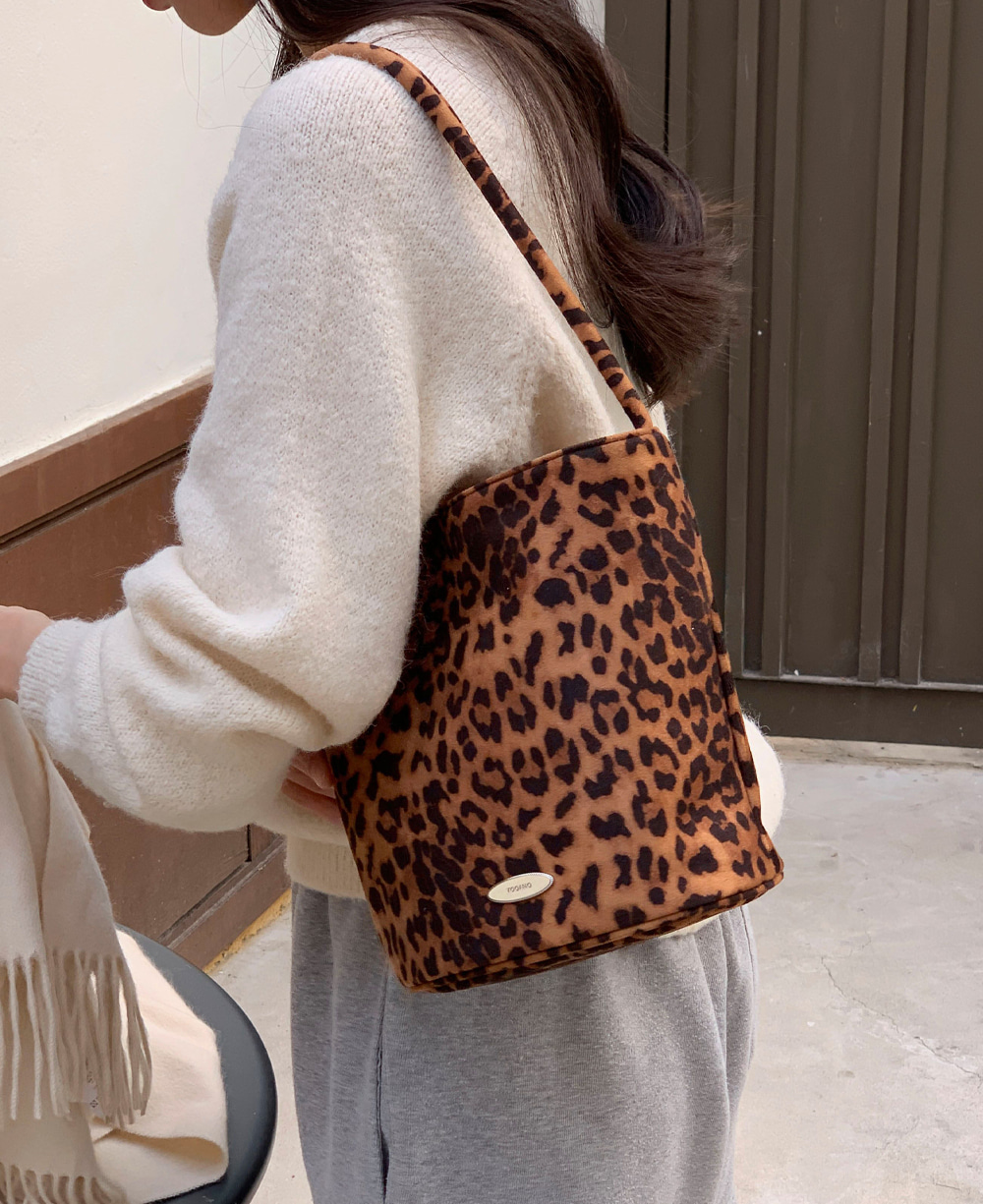 투아모 Love mini bag 러브 미니백 / 레오파드 스웨이드 [파우치세트]