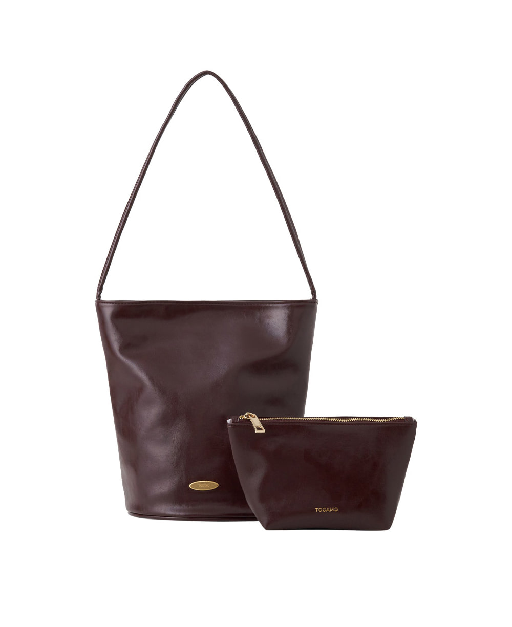 투아모 Love shoulder bag 러브 숄더백 / 와인 [파우치세트]