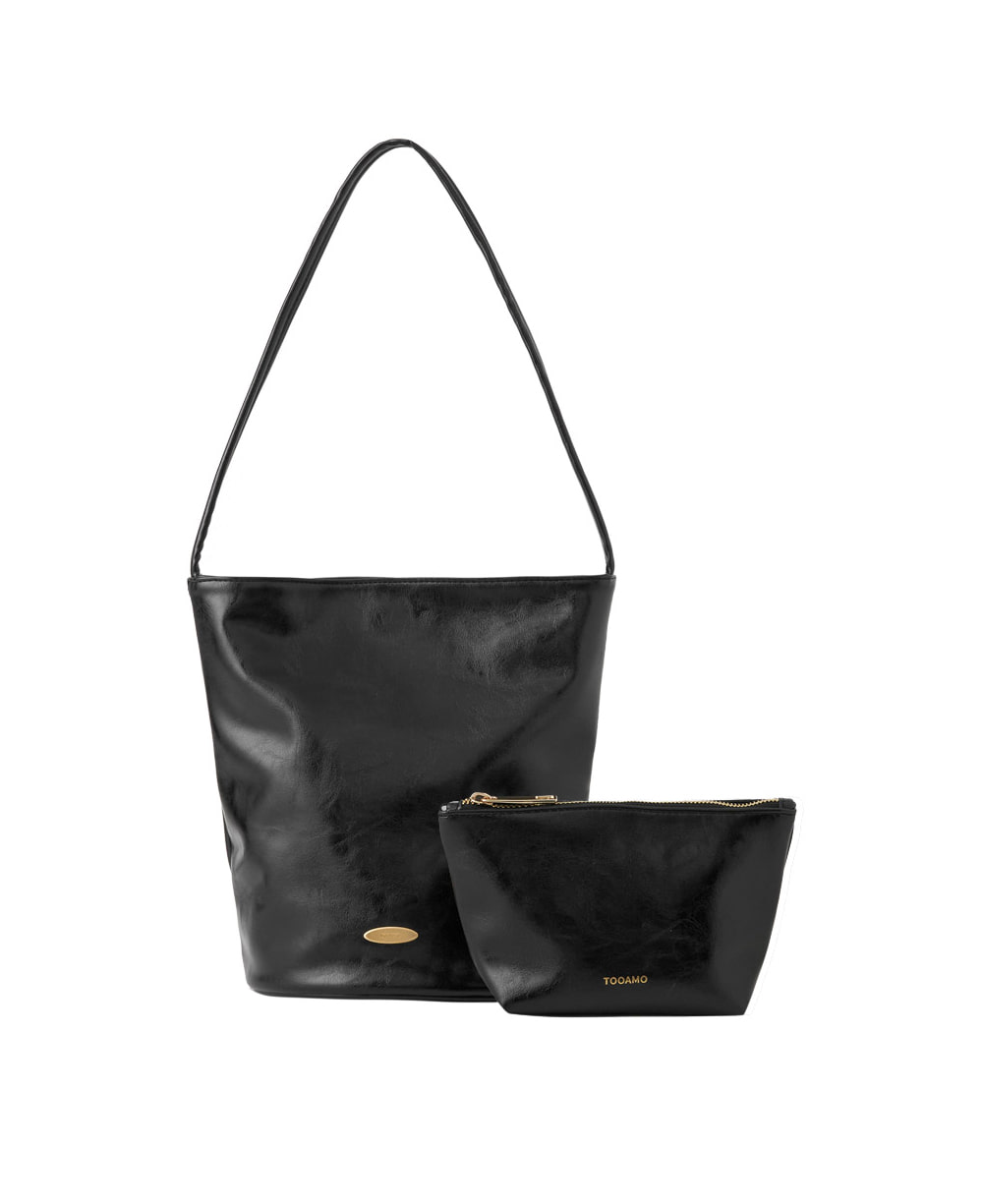 투아모 Love shoulder bag 러브 숄더백 / 블랙 [파우치세트]