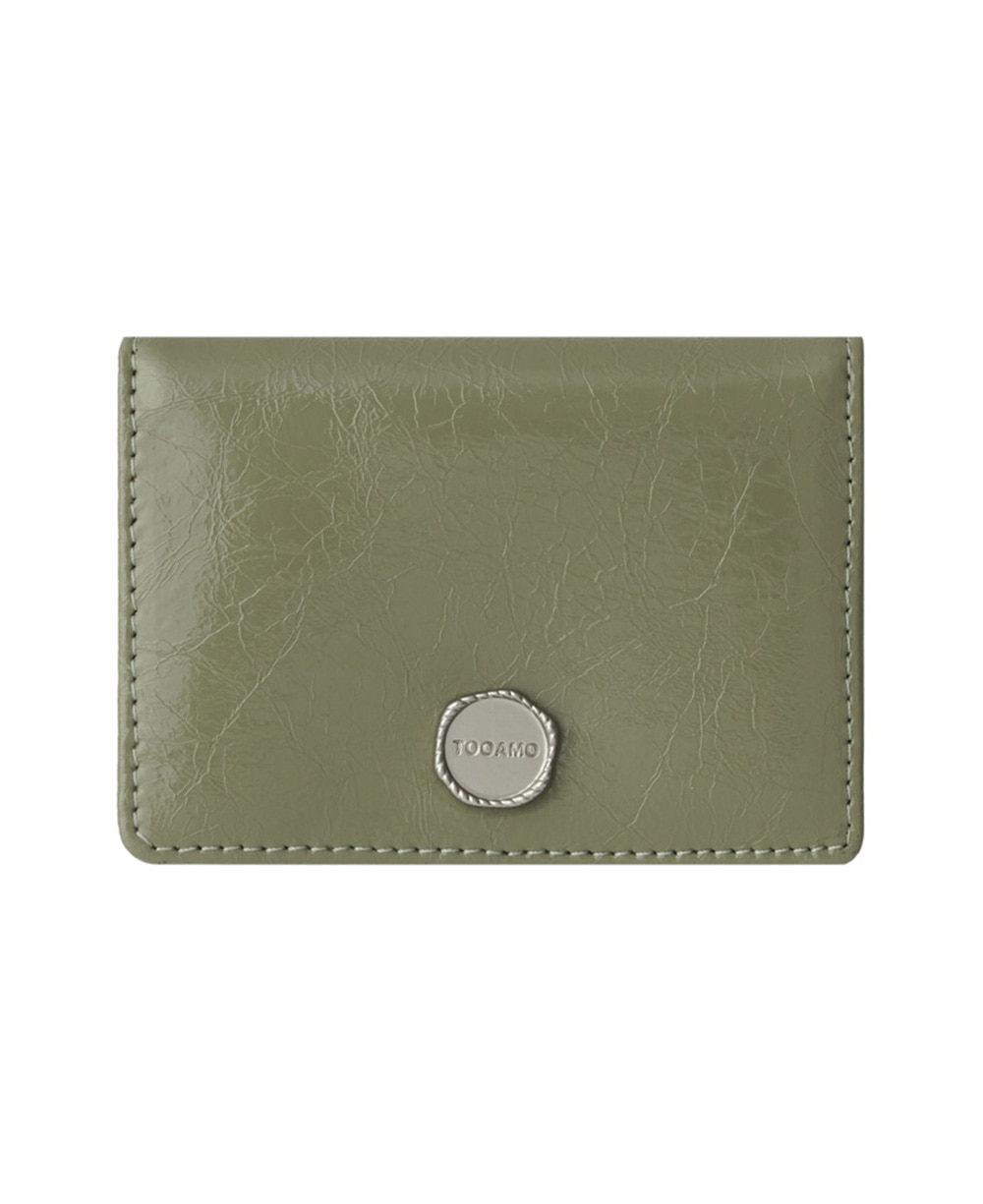 투아모 Bella Pocket Card Wallet 벨라 포켓 카드지갑 올리브 [소가죽]