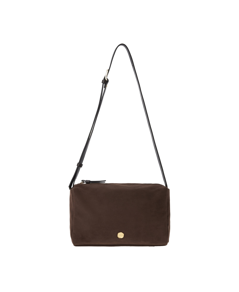 투아모 Bella Suede Box bag 벨라 스웨이드 박스백 / 브라운
