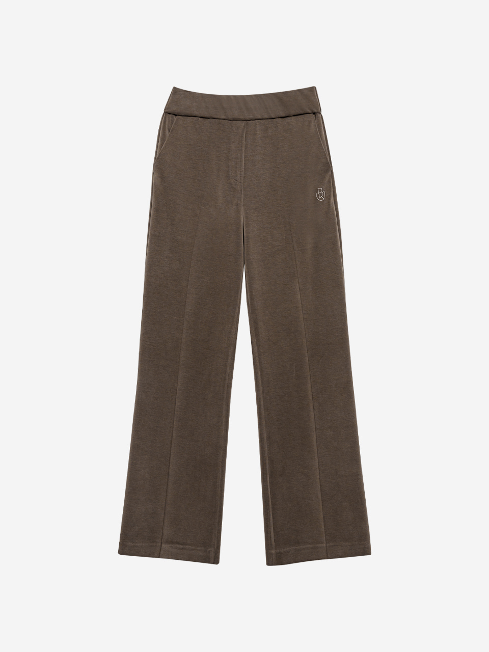 Modal Straight Pants (khaki brown)