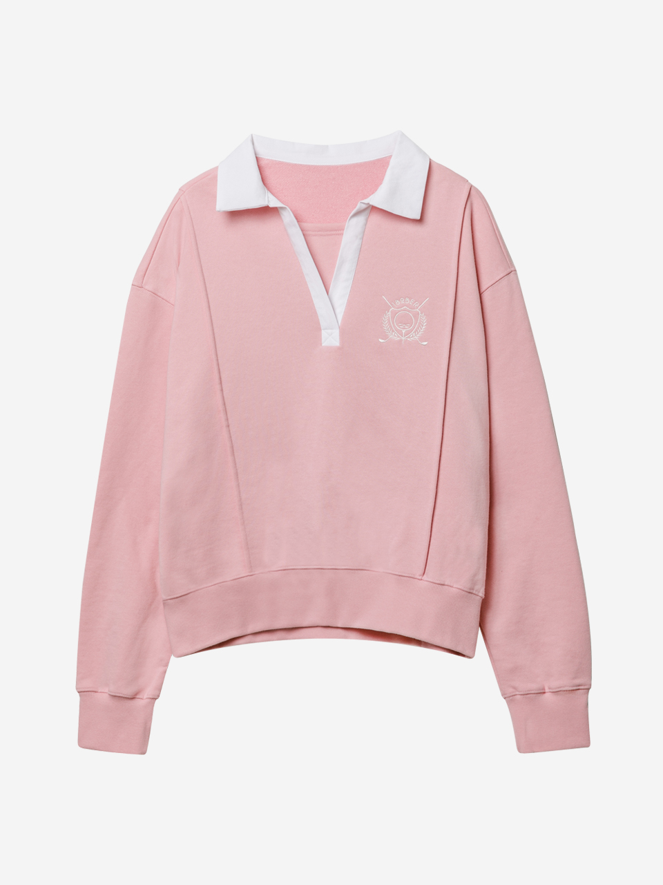 골프클럽 스윙 스웨트셔츠 (핑크)
