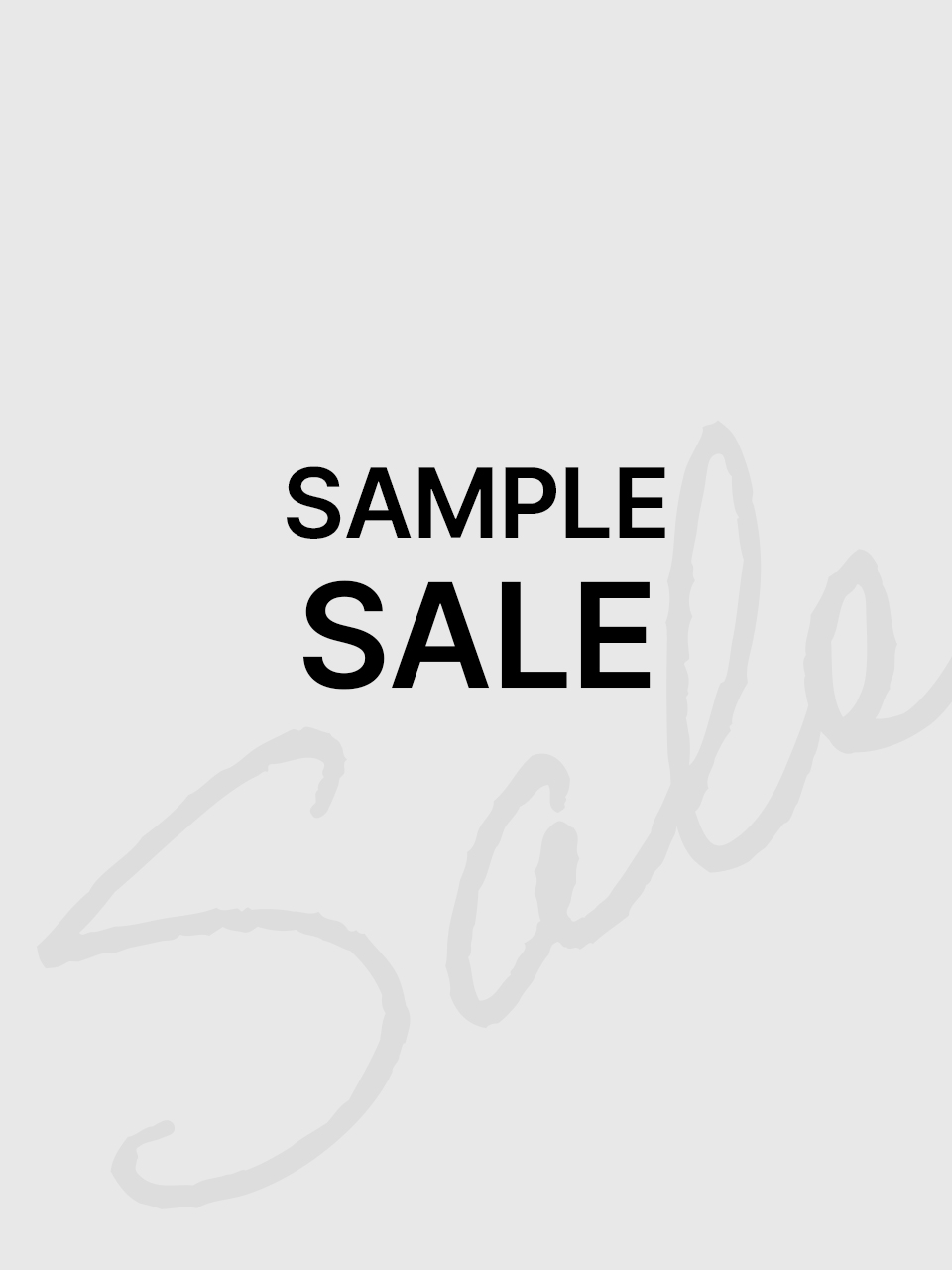 OBER Sample Sale