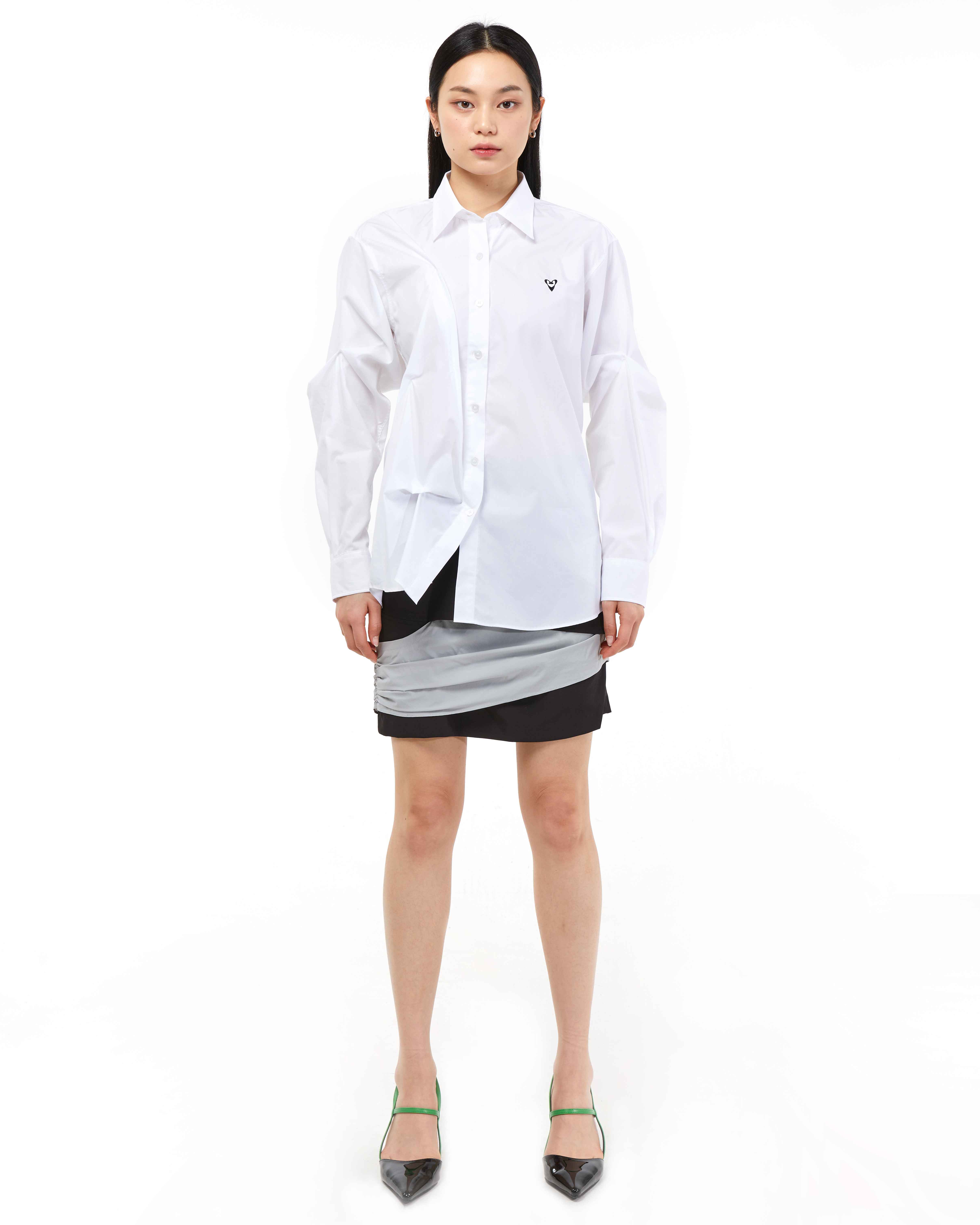 DOZI - Embroidered Shirt _ White