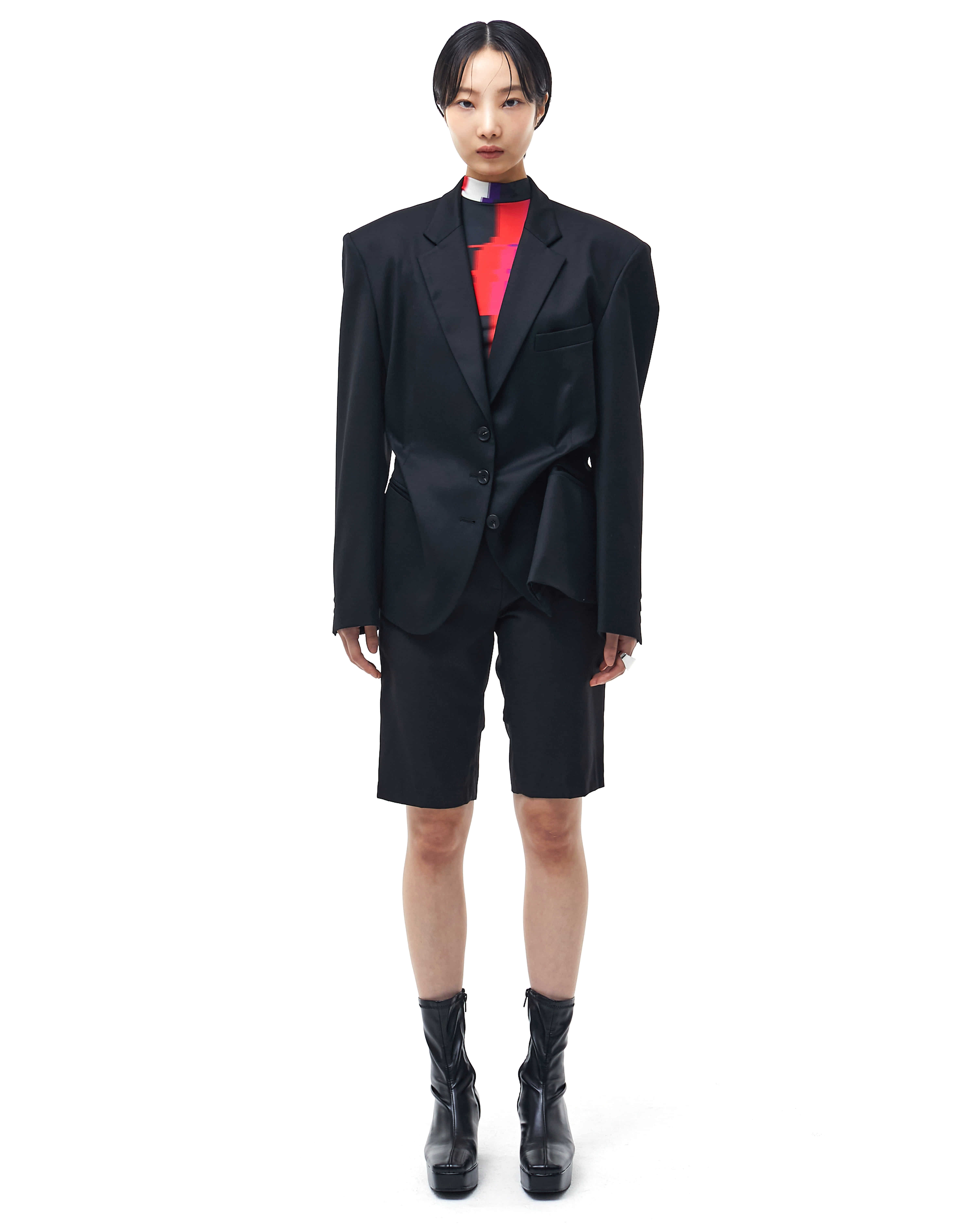 DOZI - Pinched Oversize Tailored Jacket _ Black