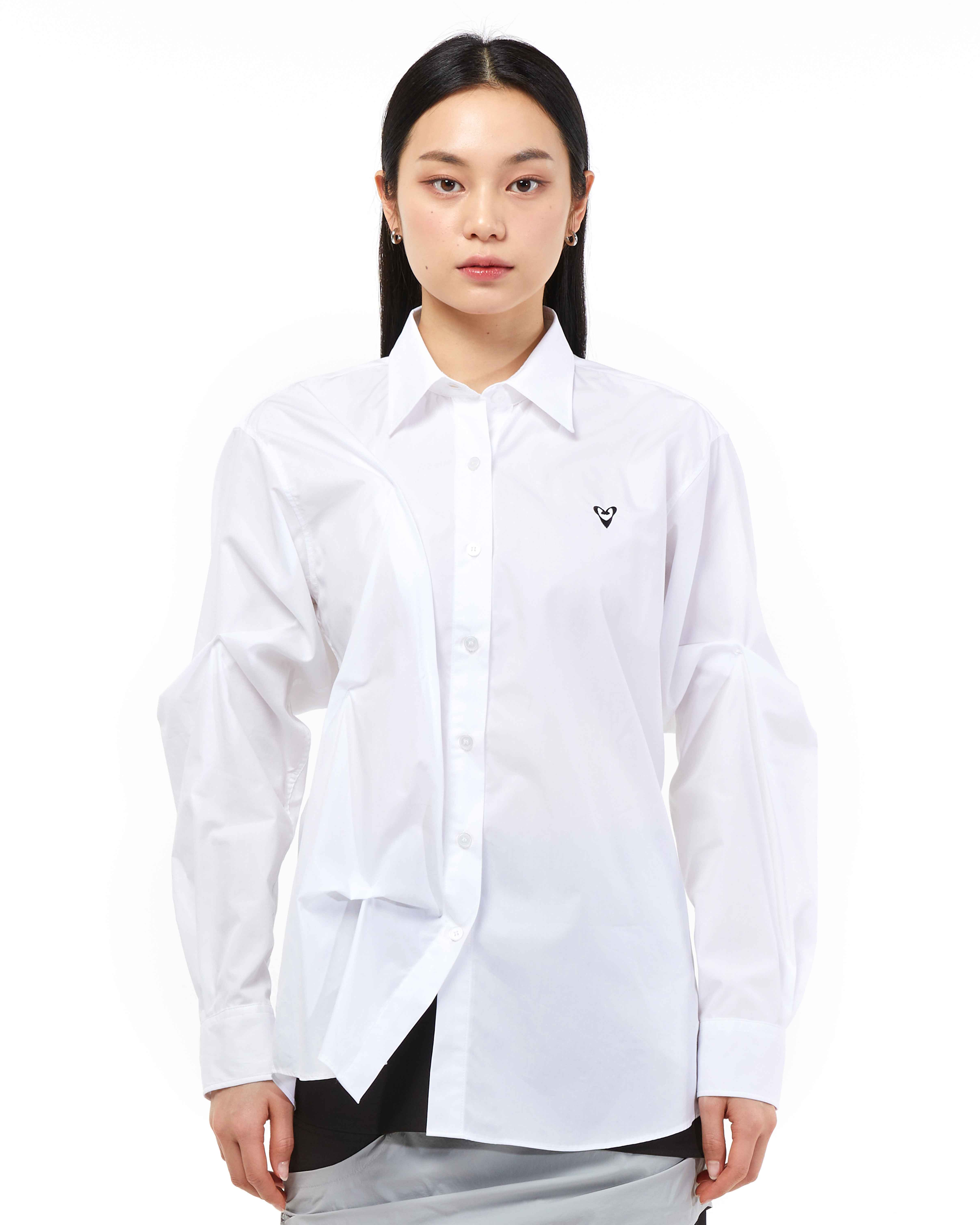 DOZI - Embroidered Shirt _ White