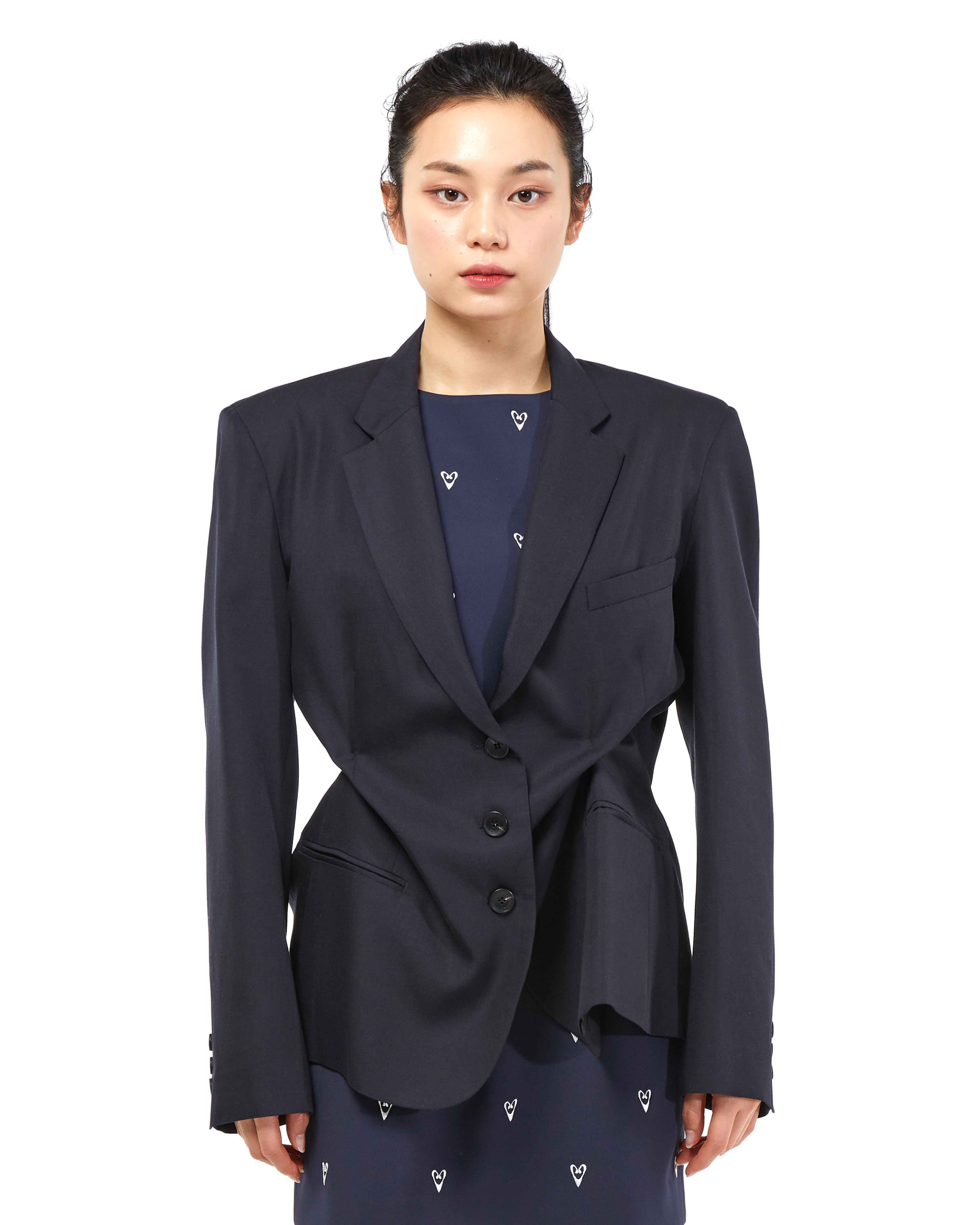 DOZI - Pinched Tailored Jacket _ Navy