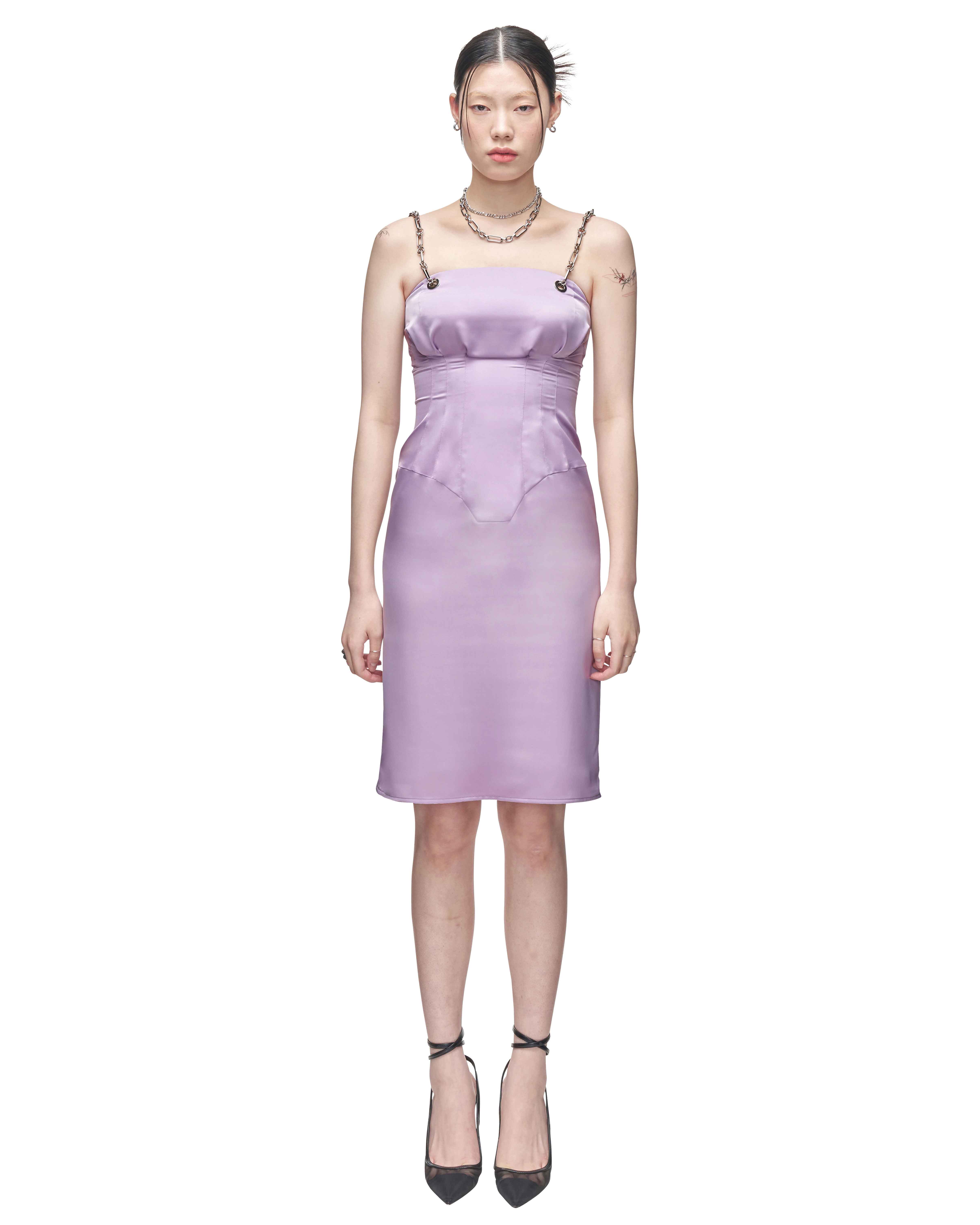 [ZISU] Marble Tailored Dress _ Lilac