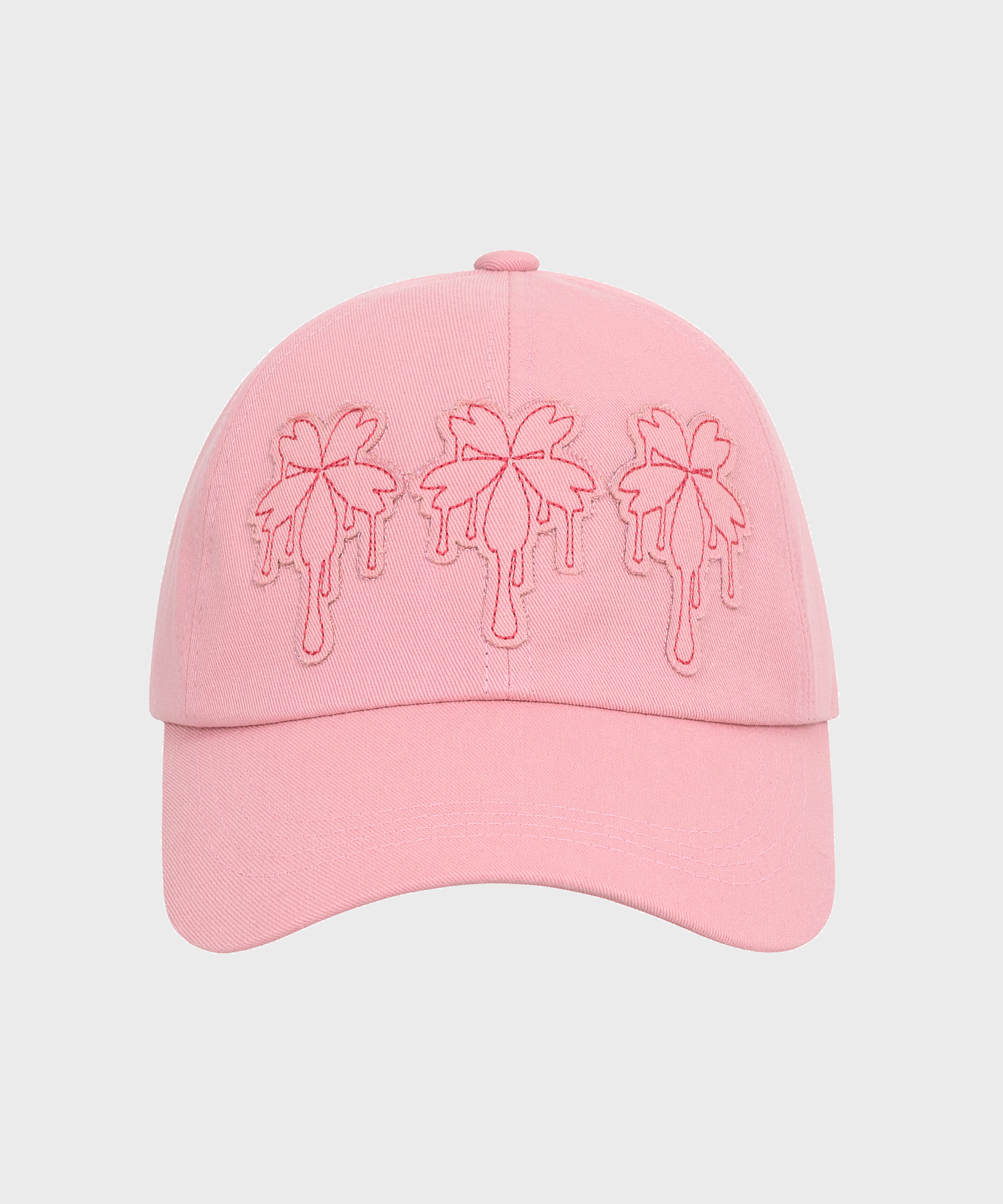 Dripping Patch Ball Cap _ Pink