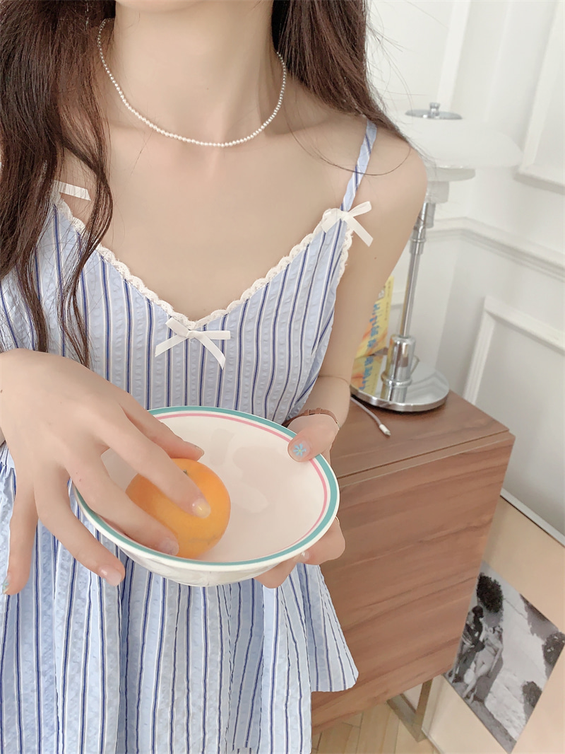 [직진🚀]피코 여름 나시잠옷 민소매 파자마 면 홈웨어 세트 3color 상세 이미지 40
