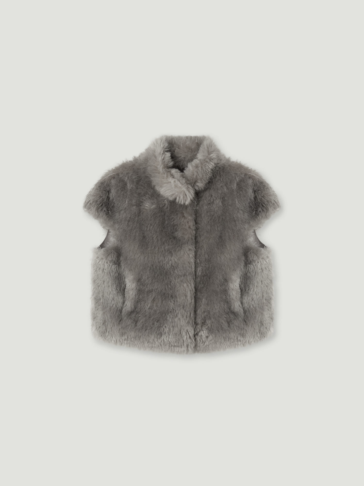 [3rd] Louvre Half Faux Fur Jacket - ounce