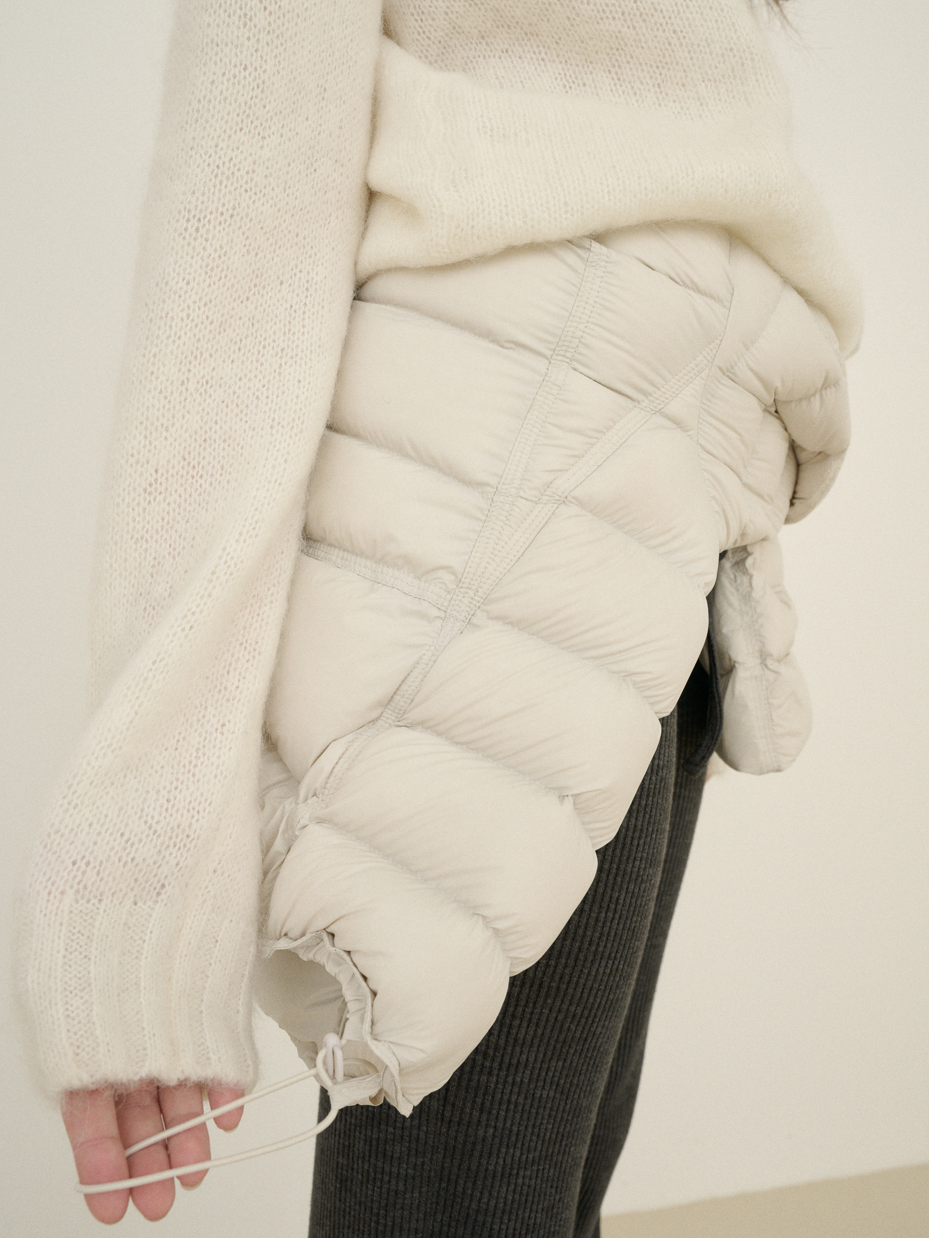 [2nd] Fine Alpaca Round Knit - ounce